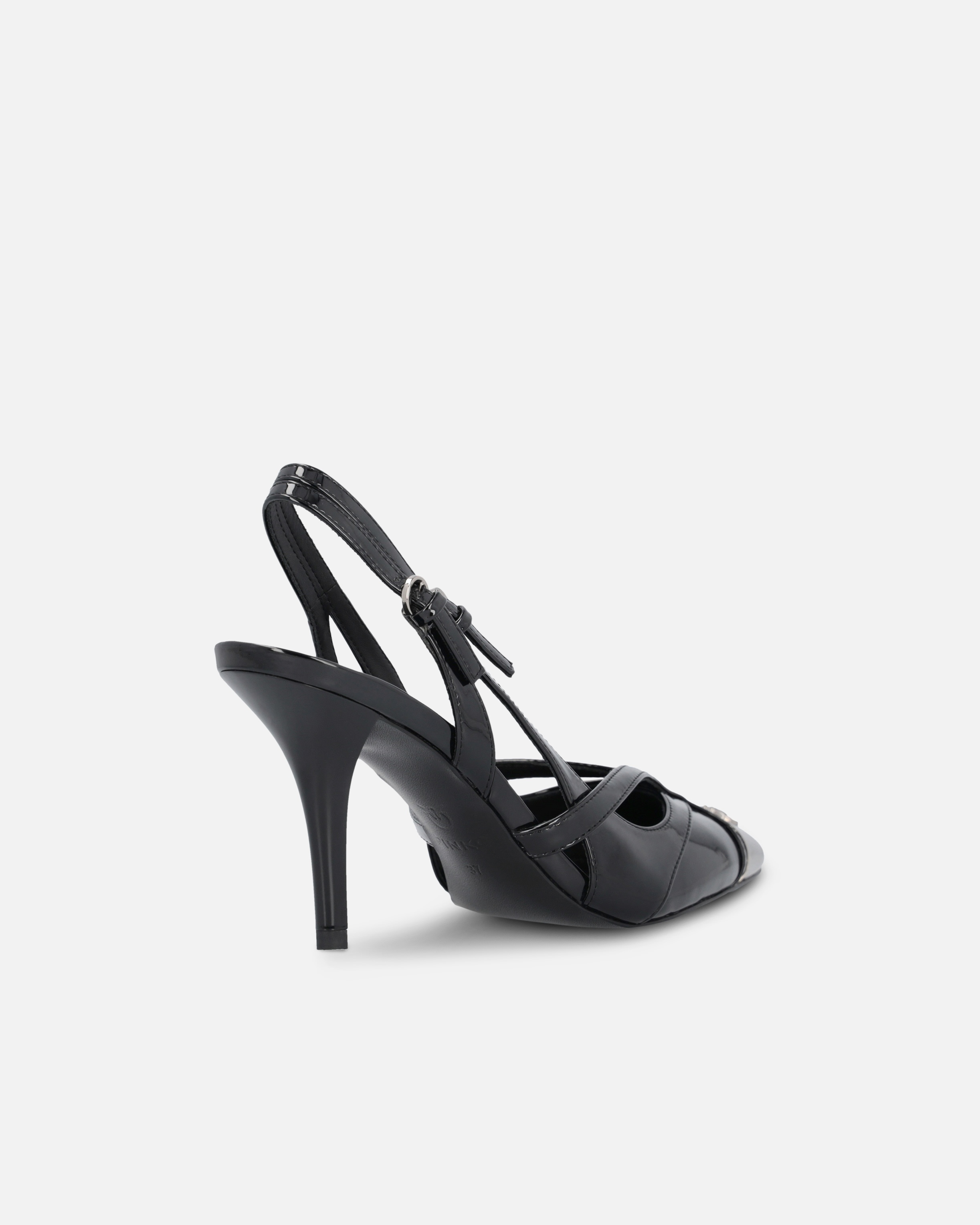HEELED PUMPS WITH METAL TOE - 3