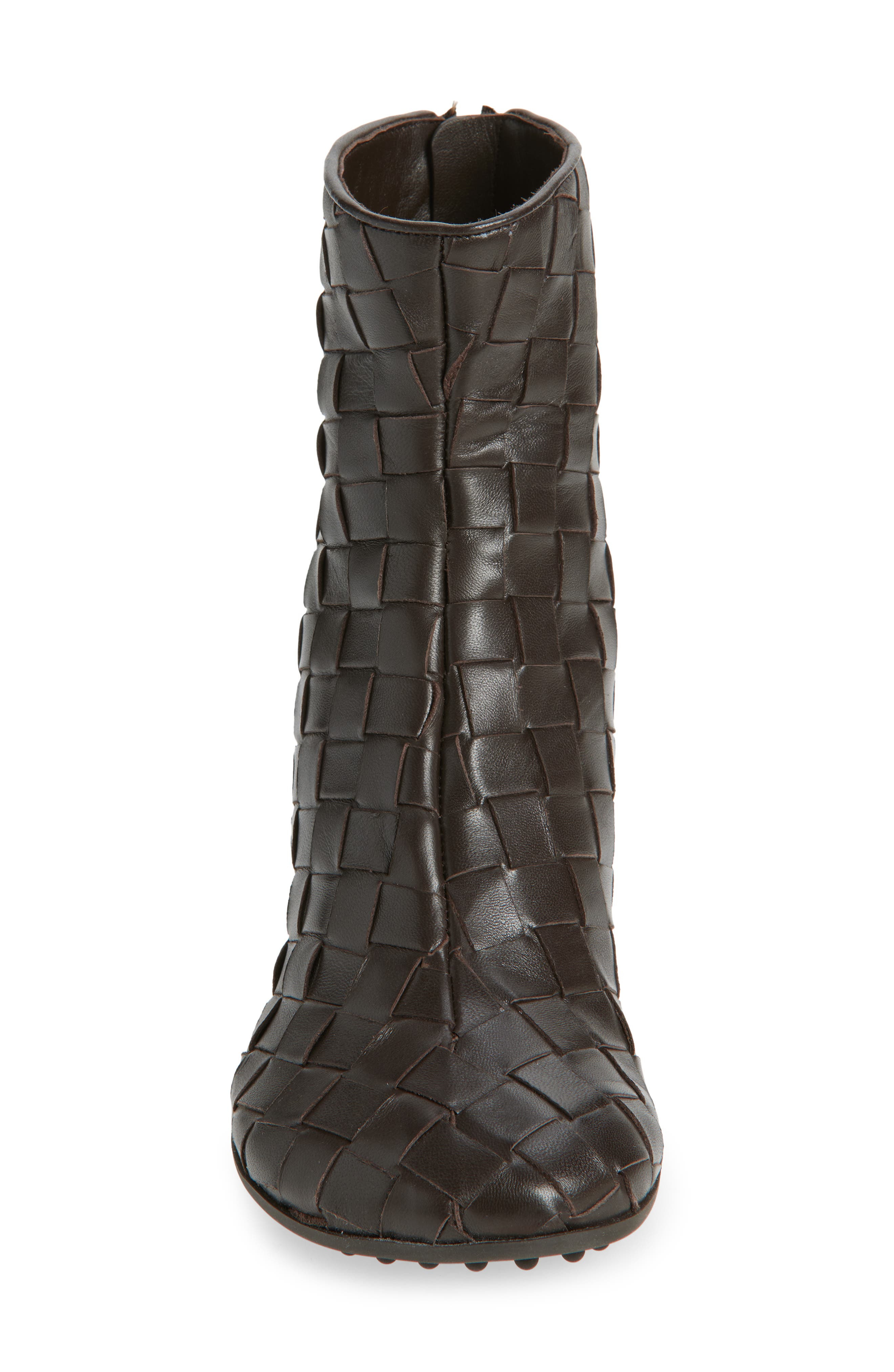 Bottega Veneta Atomic Intrecciato Bootie in Fondant at Nordstrom - 4