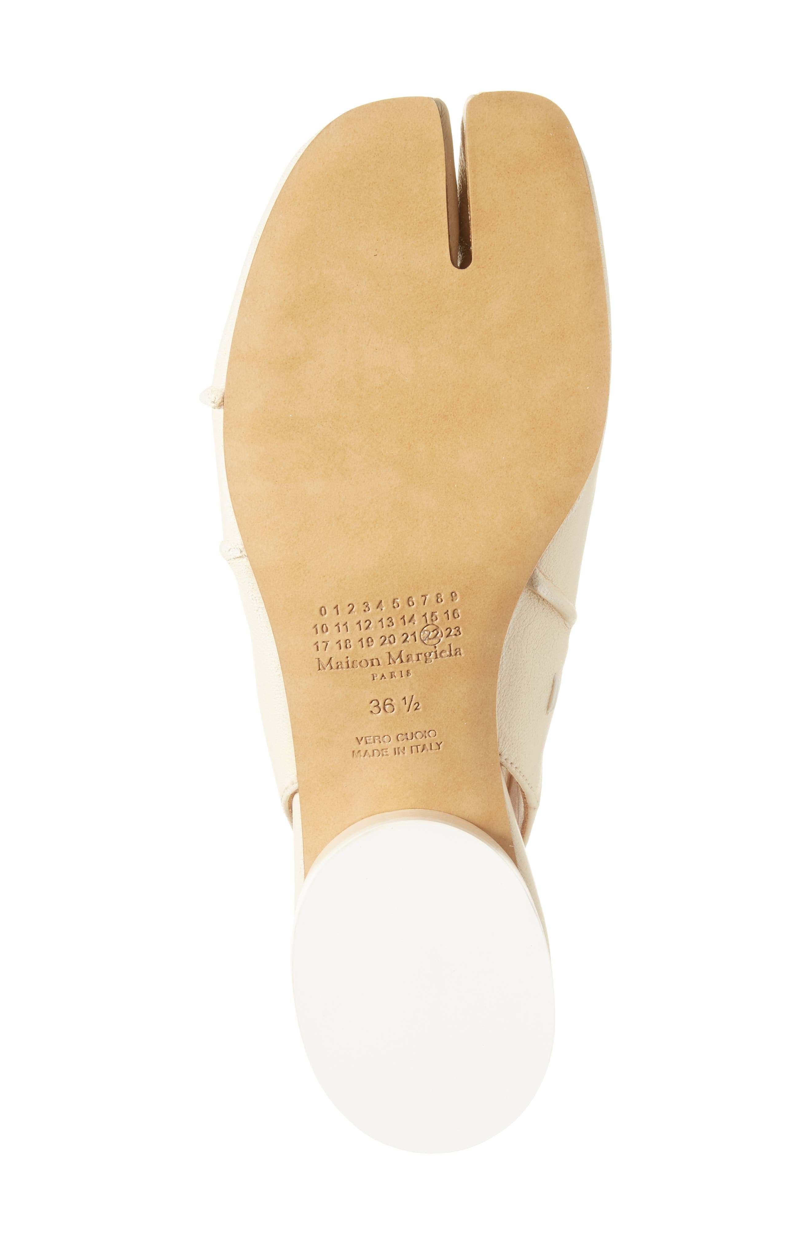 Maison Margiela Tabi Slingback Pump in White at Nordstrom - 6