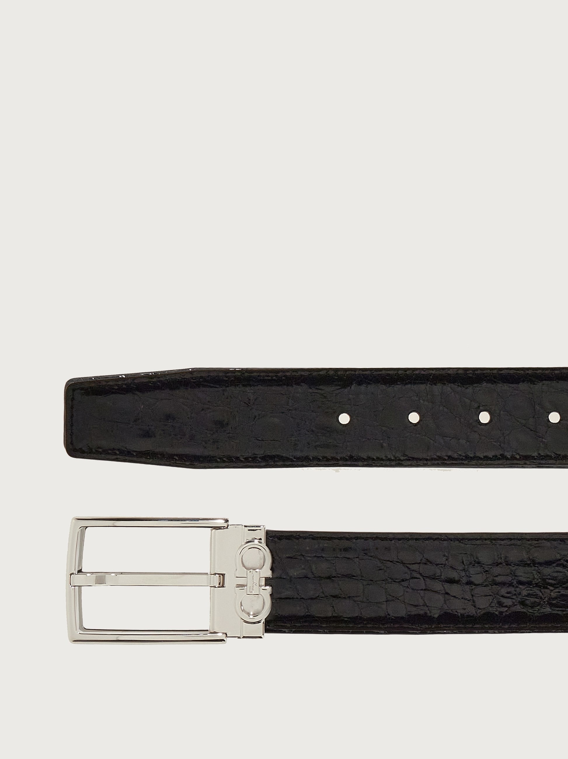 Adjustable Gancini belt - 2