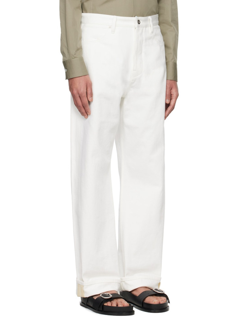 White Twisted Jeans 2