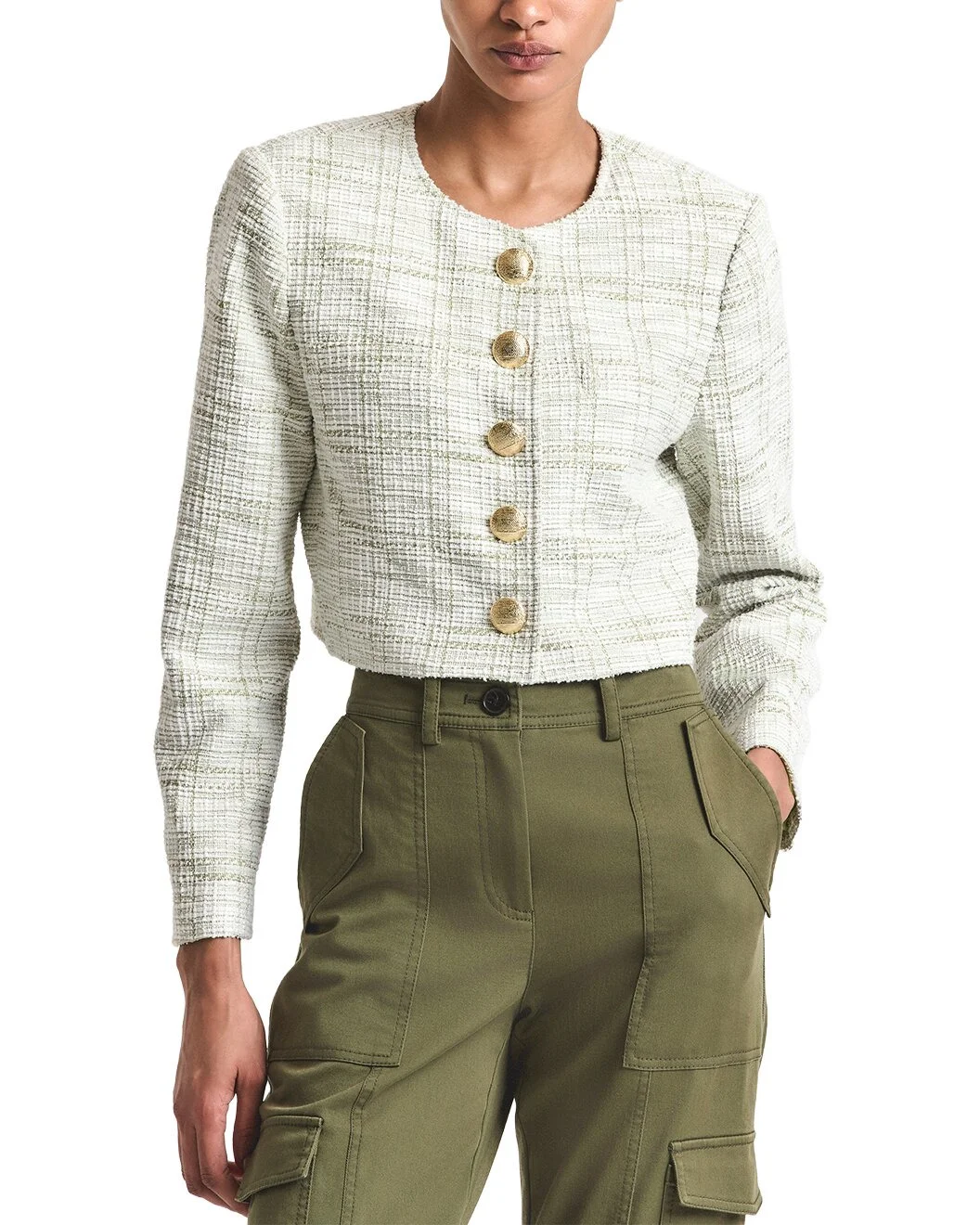 Derek Lam 10 Crosby Juliette Tweed Jacket - 1