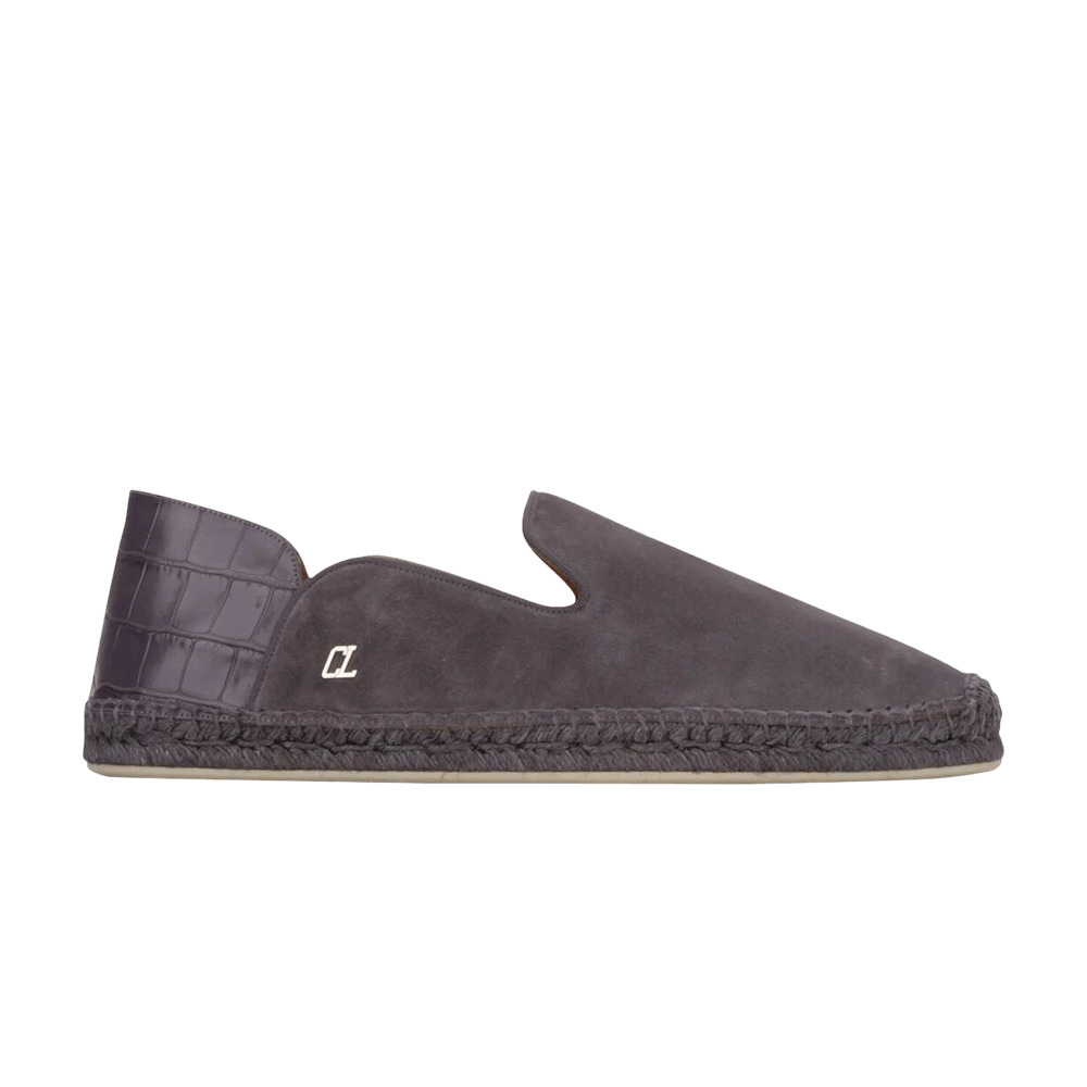 Christian Louboutin Logo-Plaque Detail Espadrilles 'Smoky' - 1