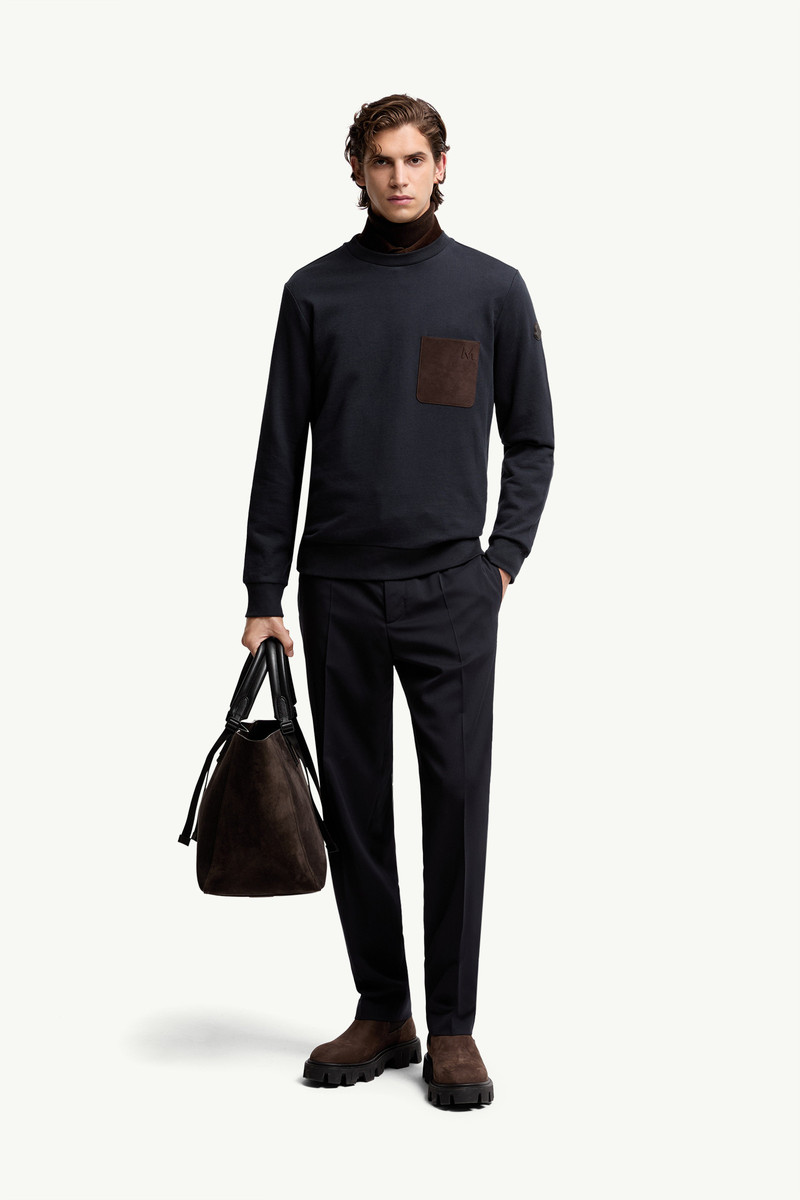 Moncler Cotton & Cashmere Sweatshirt with Pocket outlook