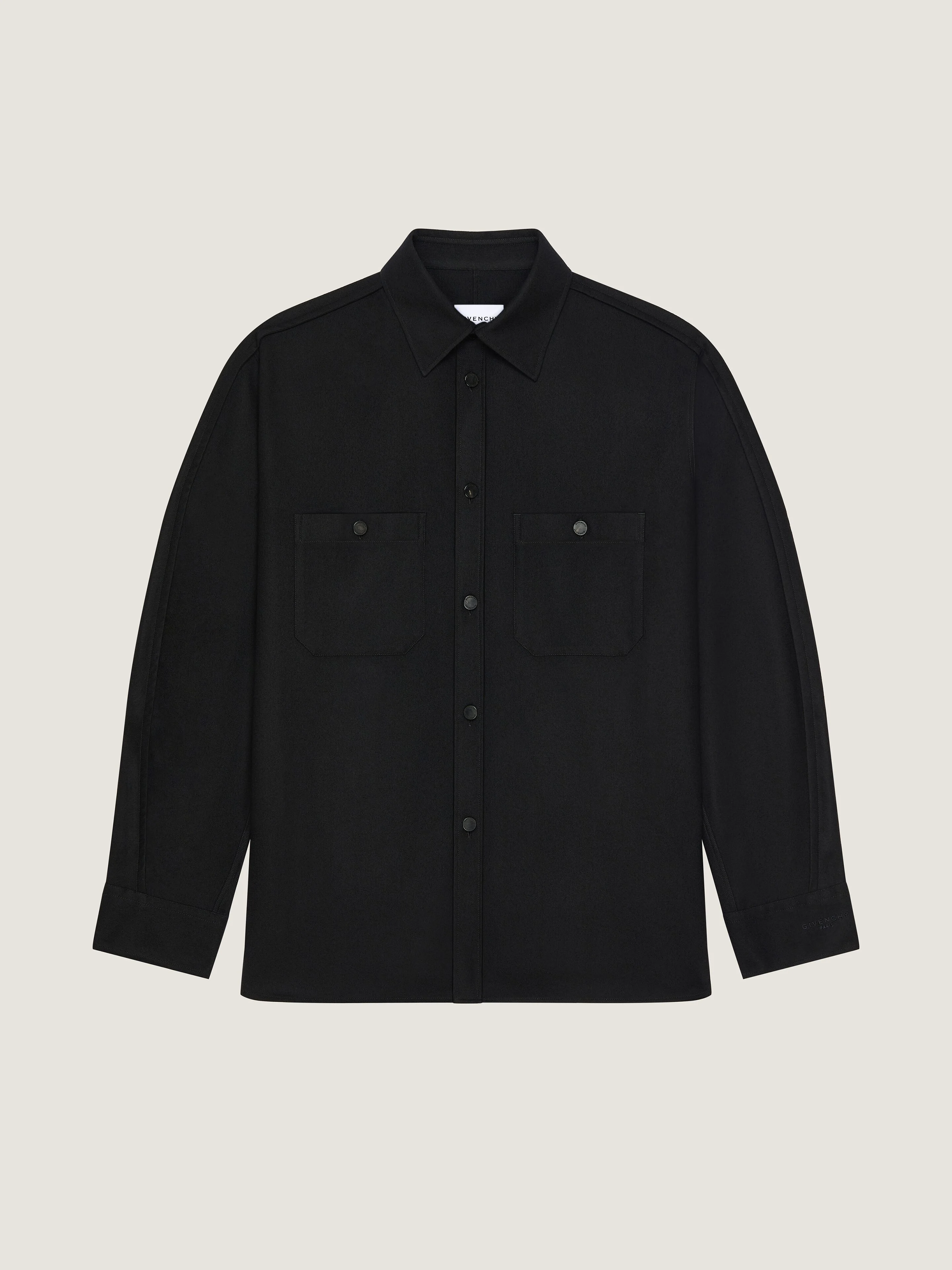 COUTURE SEAM OVERSHIRT IN FLANNEL - 1