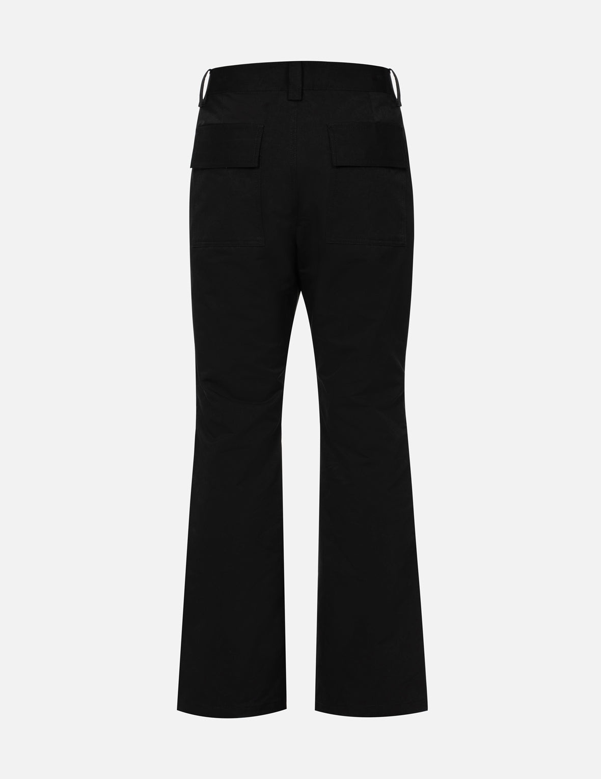 Seagull Embroidery and Multi-Pocket Regular Fit Bell Bottoms Pants - 2