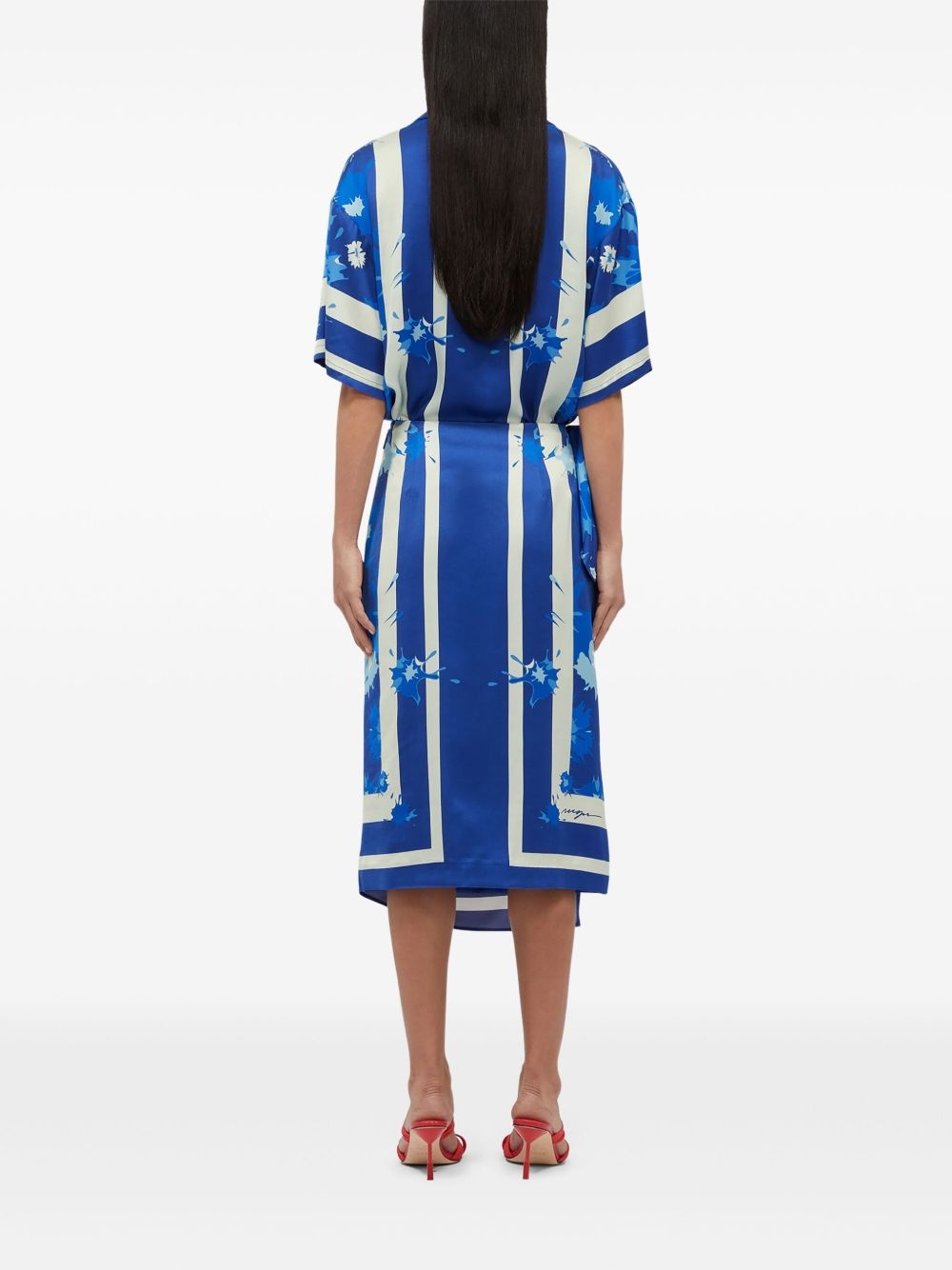 printed midi skirt - 4