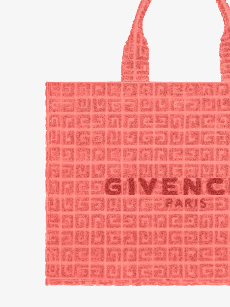 MEDIUM G-TOTE BAG IN 4G COTTON TOWELLING 6