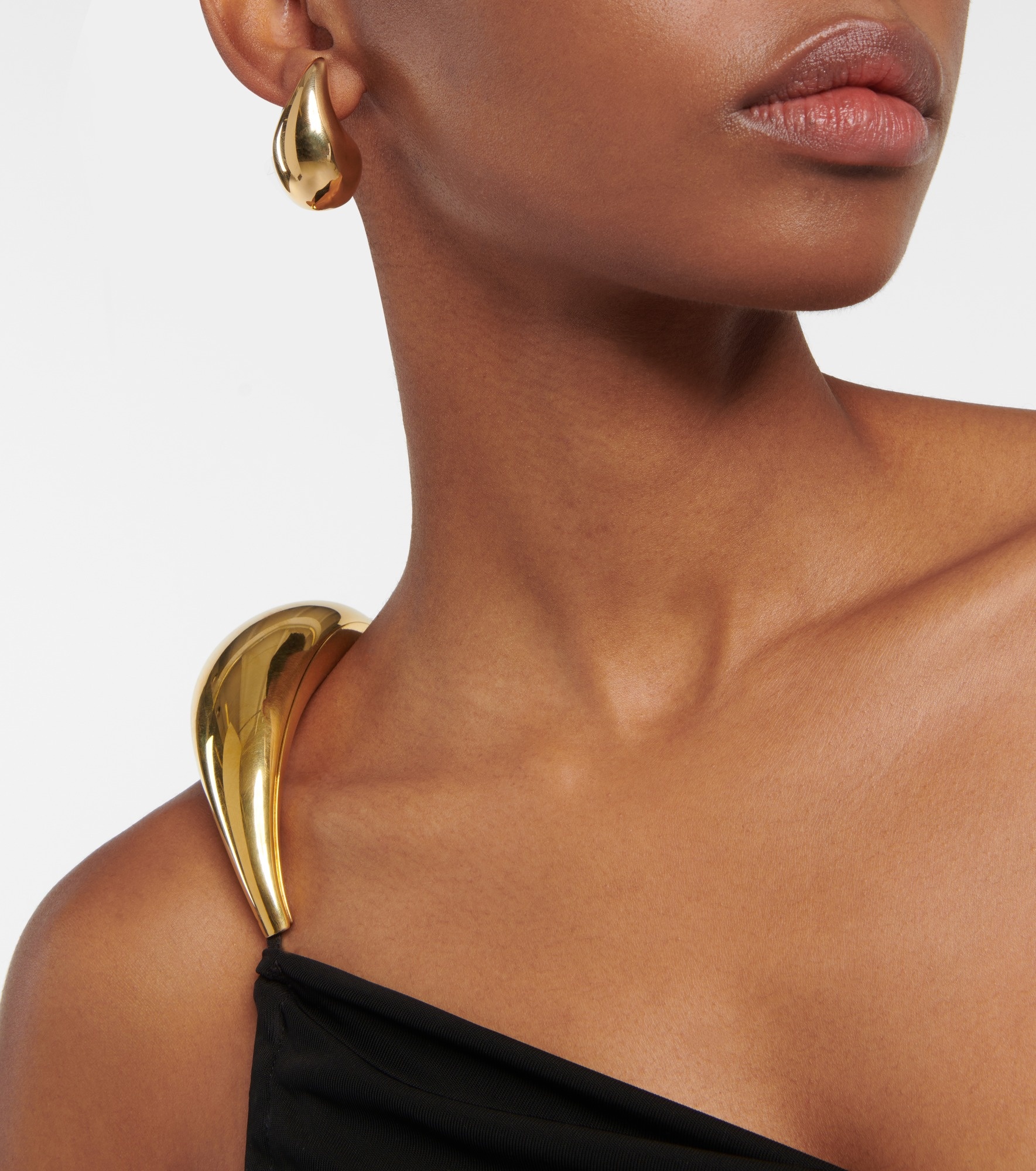 Drop gold-plated sterling silver earrings - 3
