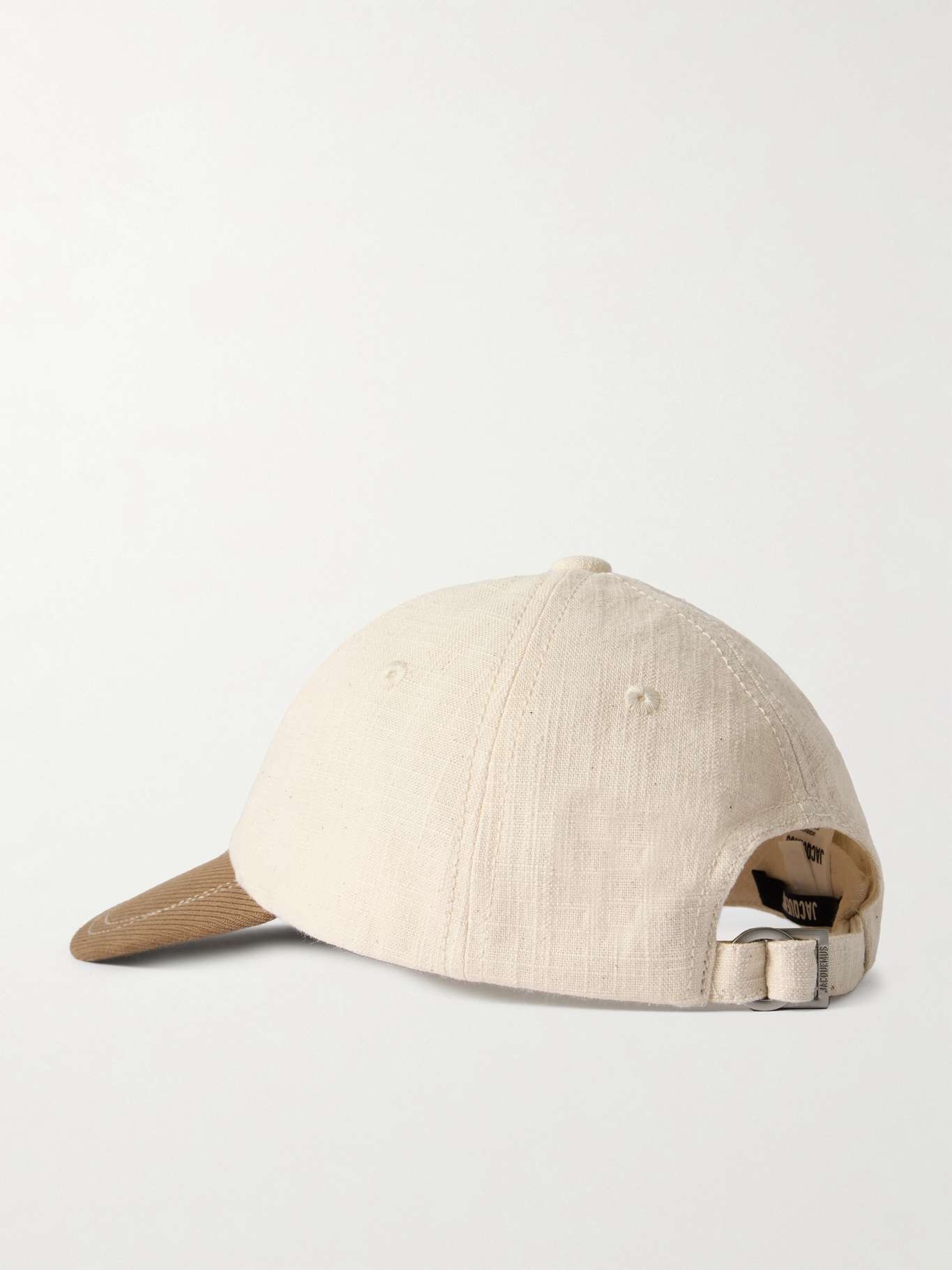 La Casquette Gelato appliquéd slub cotton and corduroy baseball cap Off-white - 2