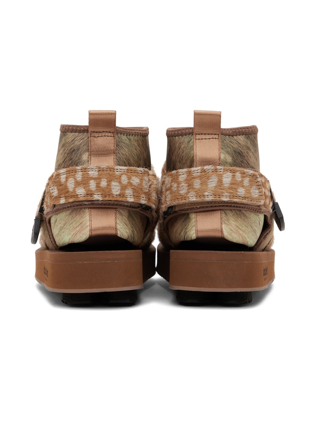 Brown Suicoke Edition Animal Foot Layered Sandals - 2