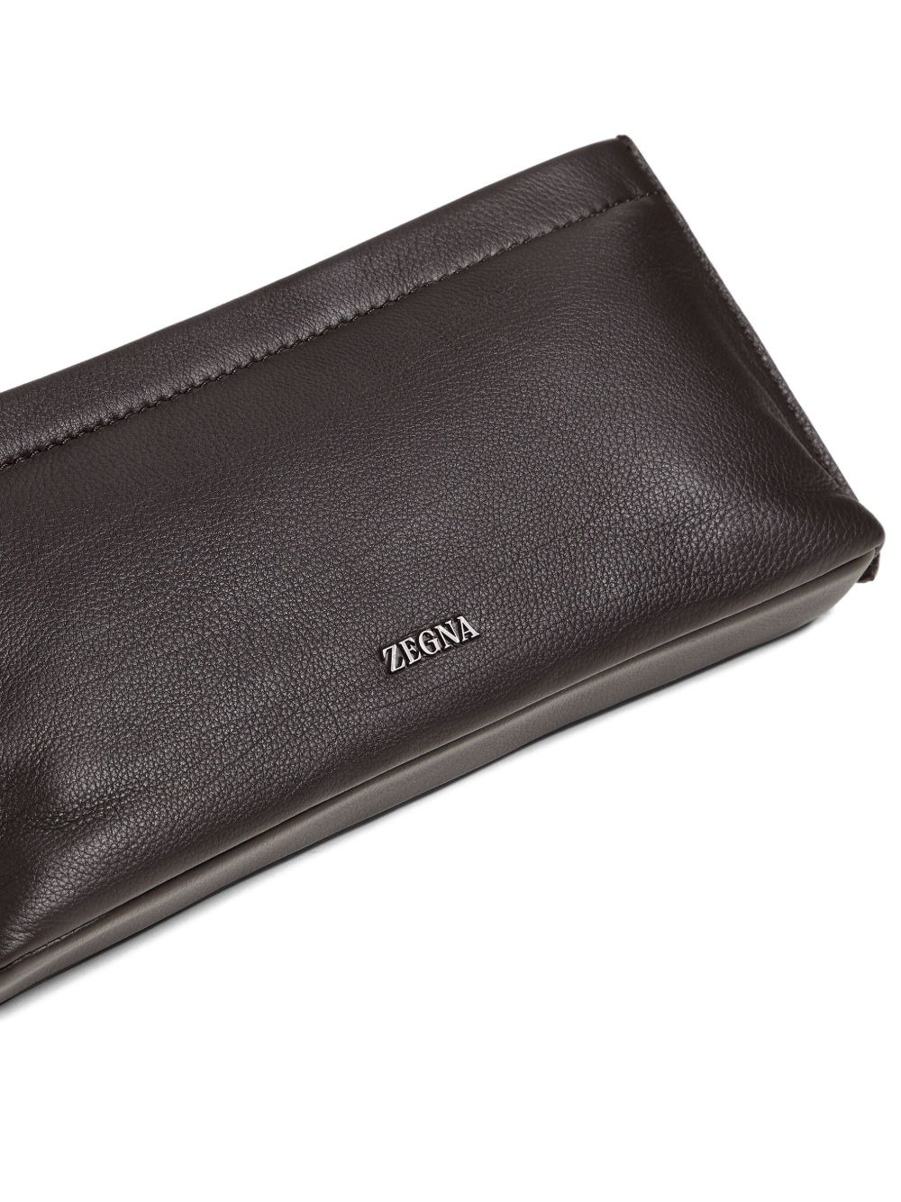leather clutch bag - 4