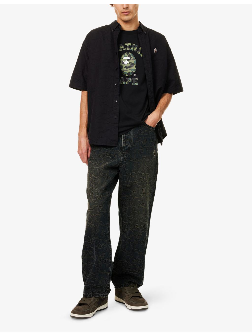1st Camo College Cotton-Jersey T-Shirt - 2