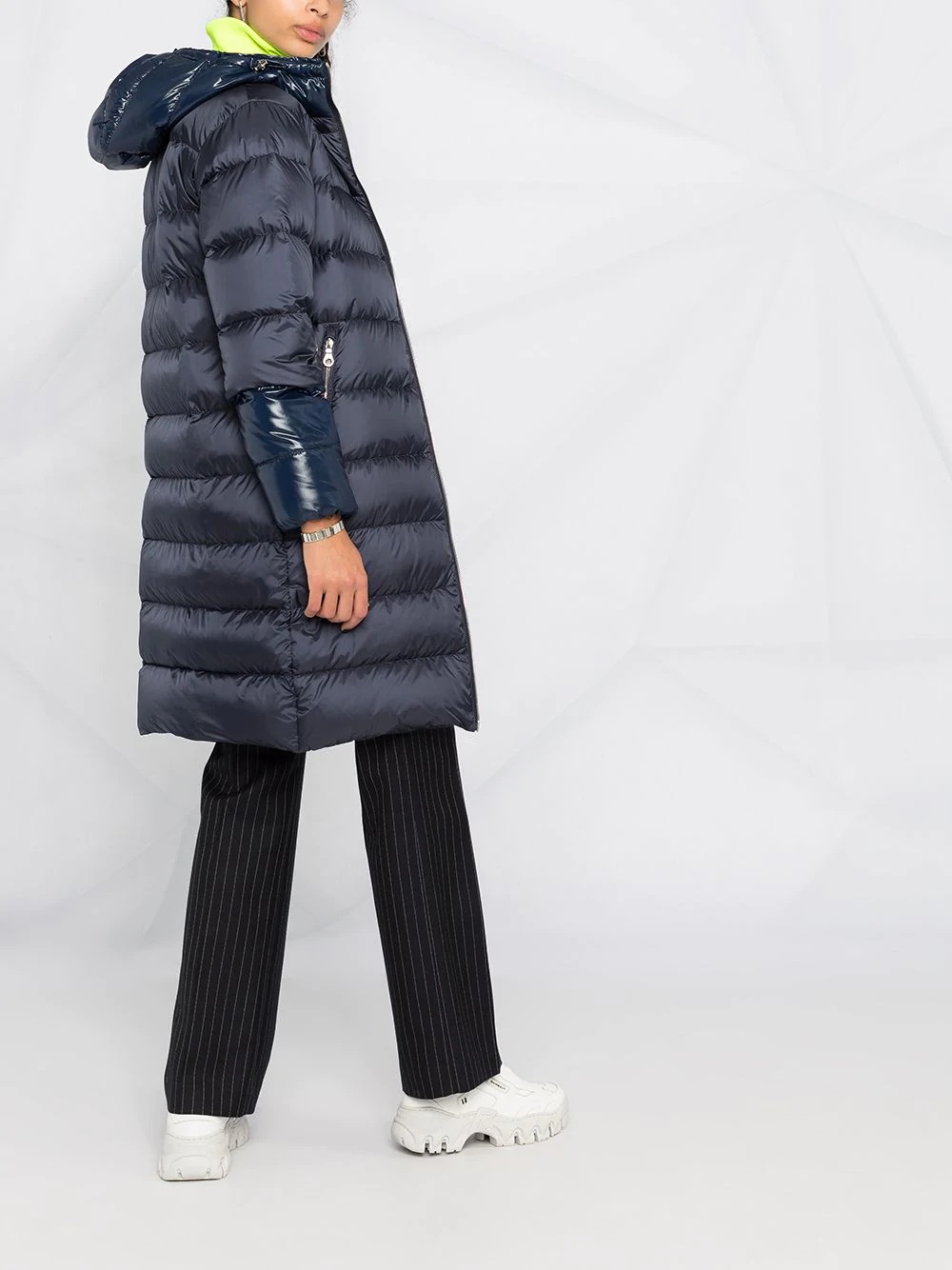 mid-length puffer coat - 4