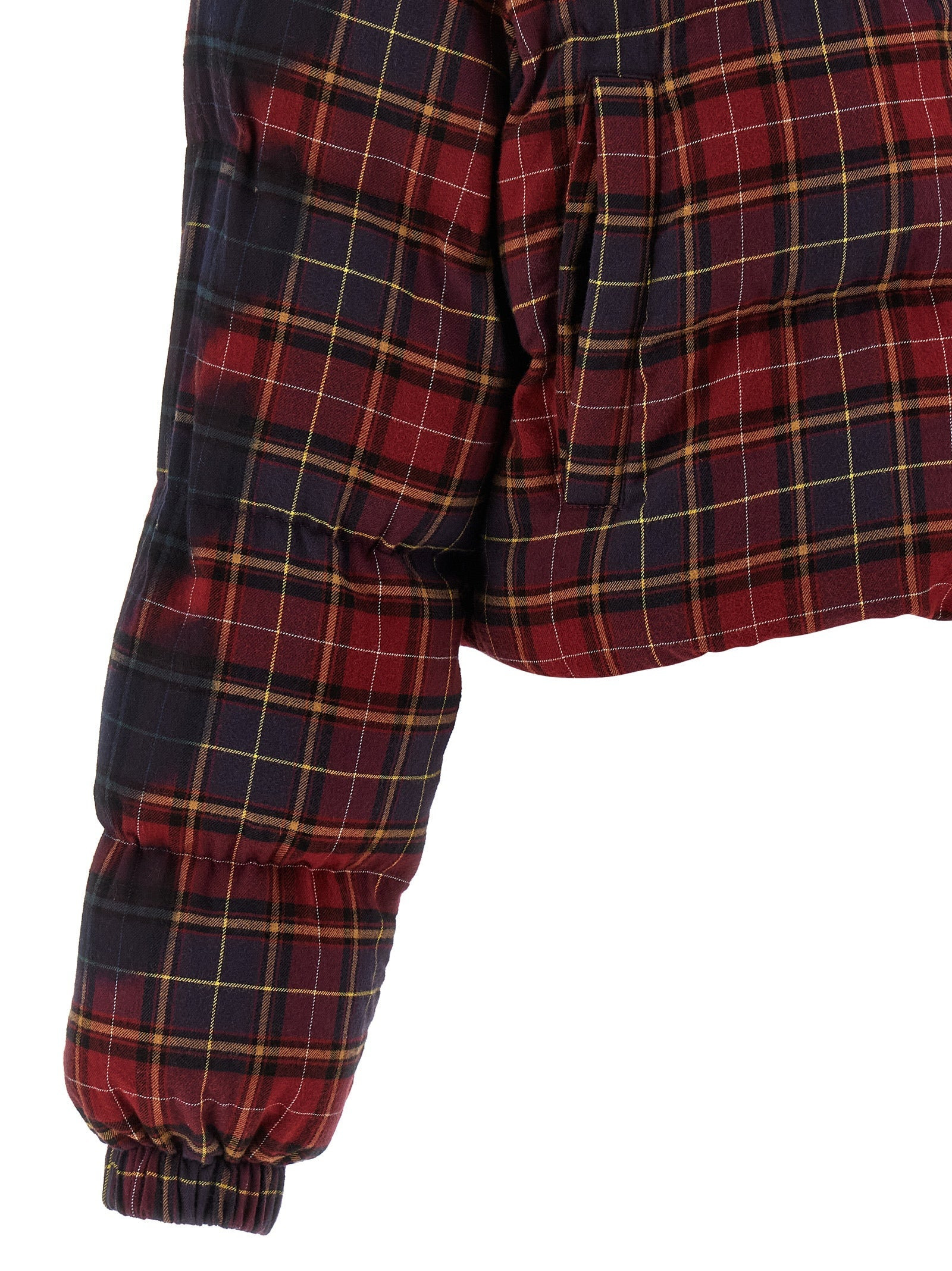 Off-White Women 'Check Flan Arrow Spray' Down Jacket - 4
