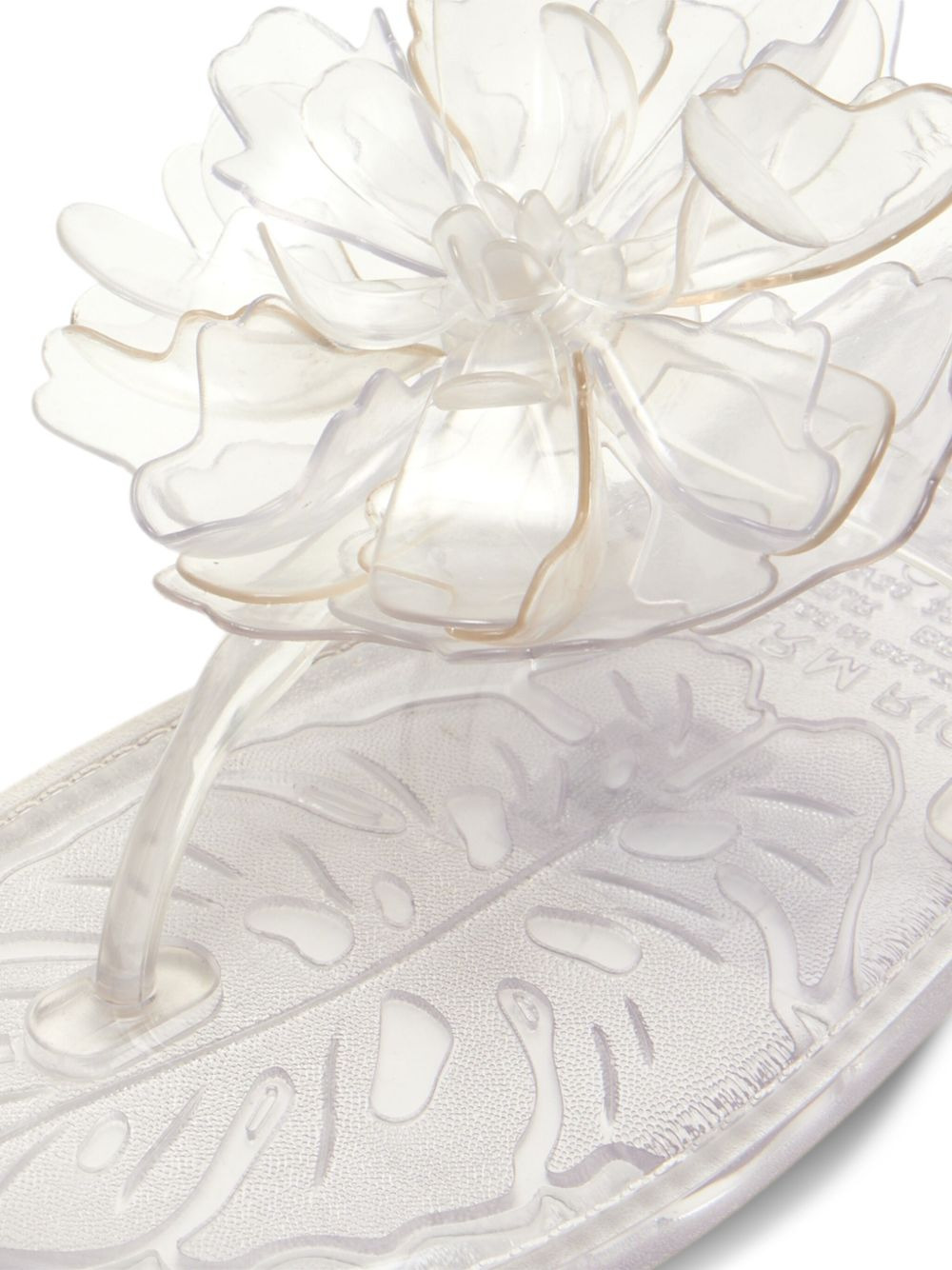 flower-embellished thong flip-flops - 3