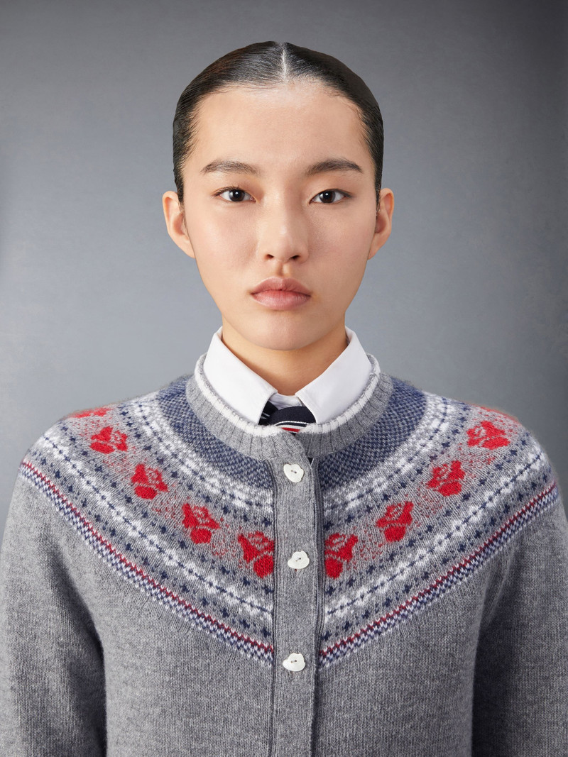 Wool and Mohair Rose Cardigan 6