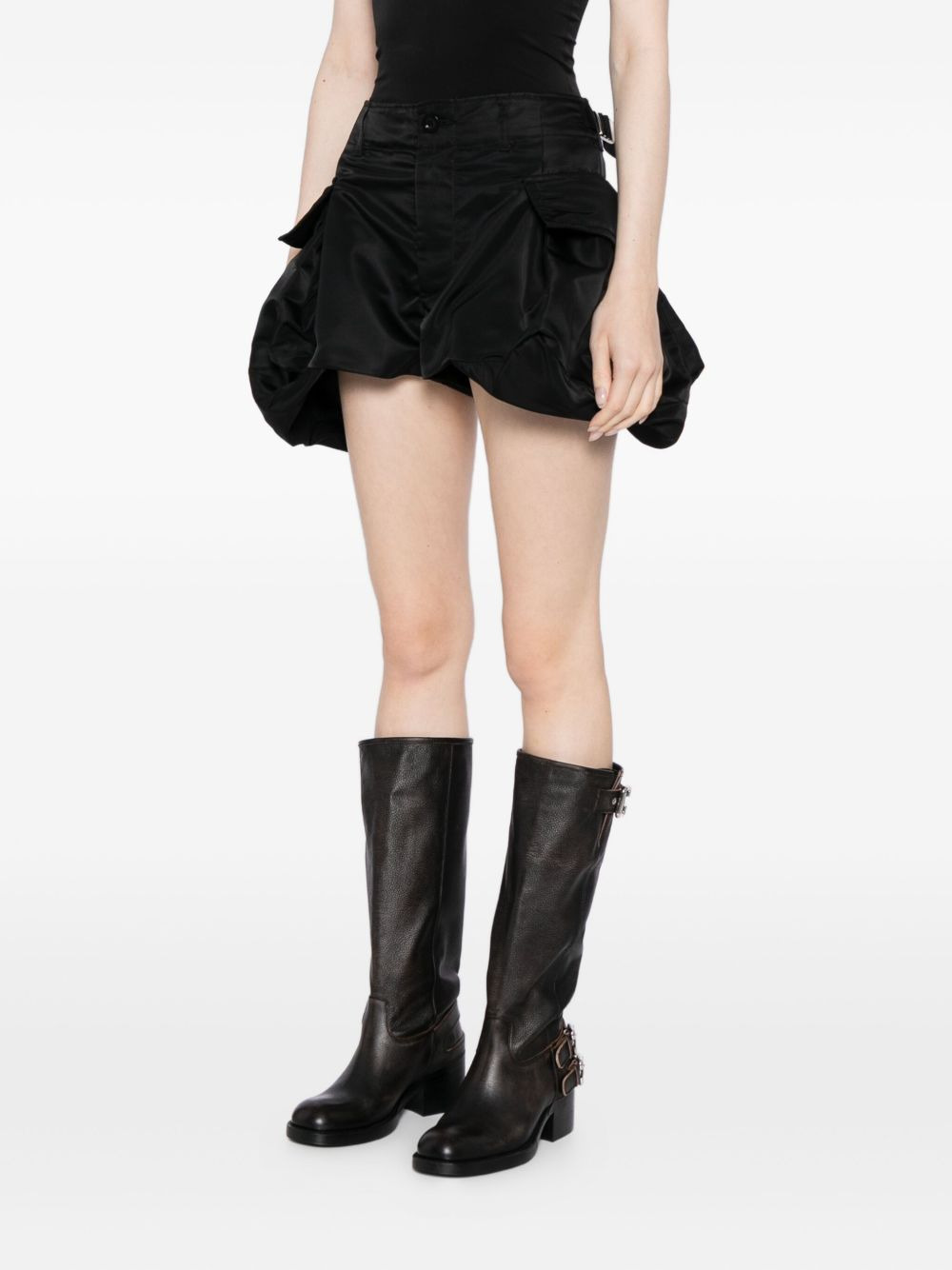 puffball-hem shorts - 3