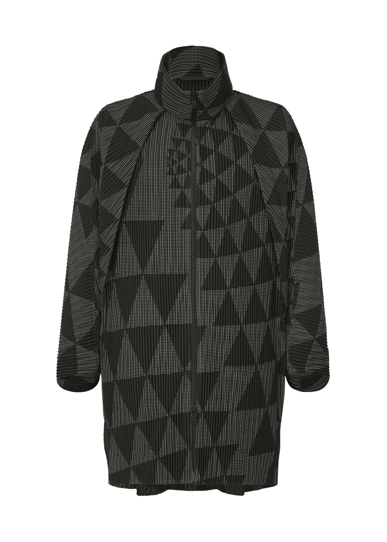TRIANGULAR GRID COAT - 1
