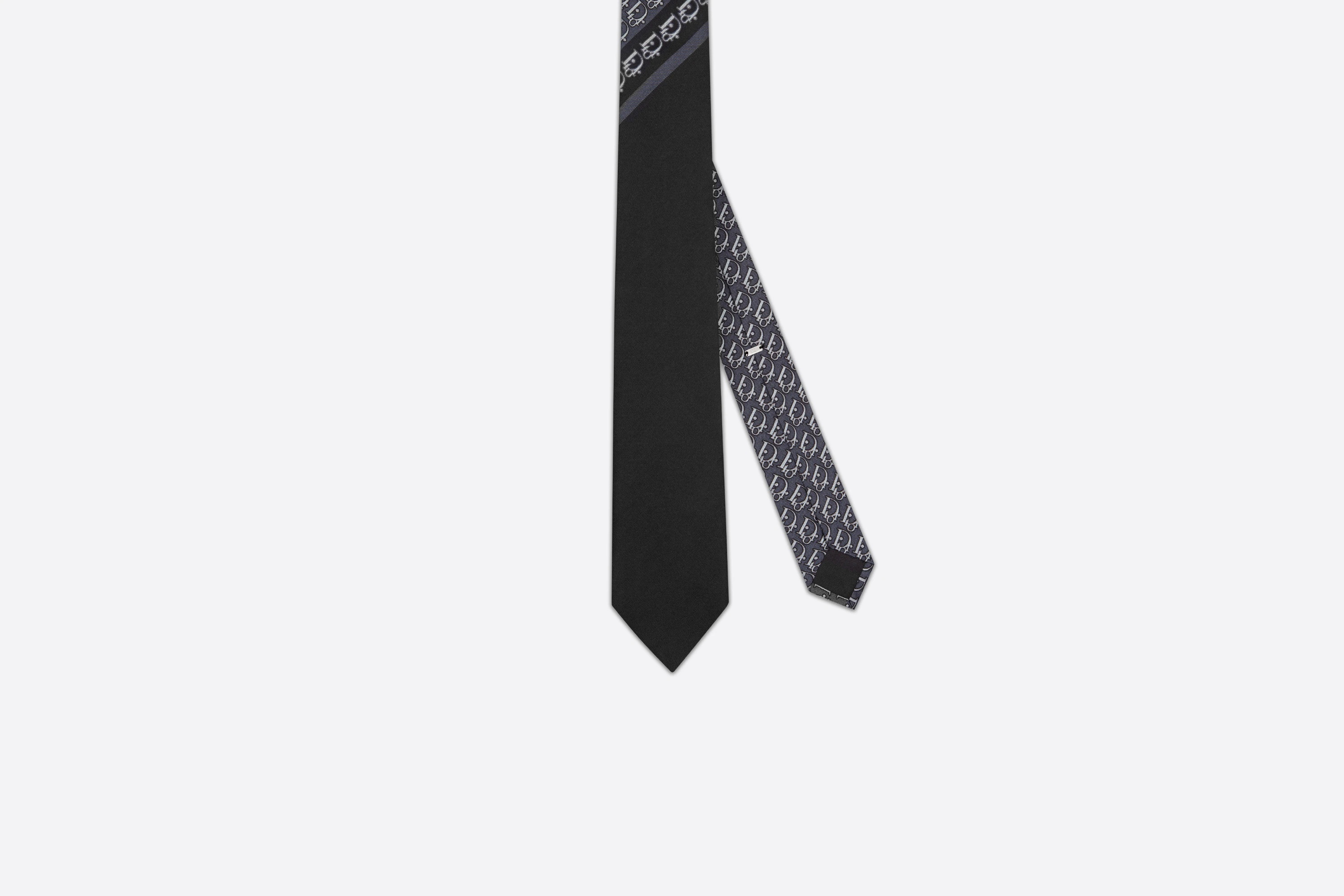 Dior Oblique Patchwork Tie - 1
