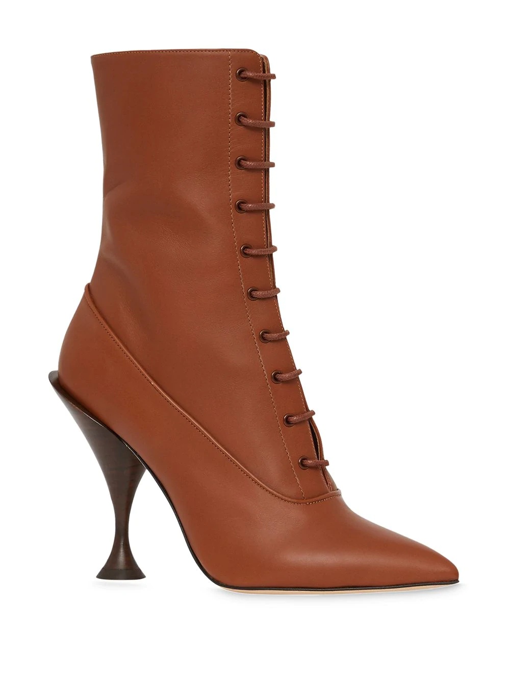 Lambskin Lace-up Ankle Boots - 2