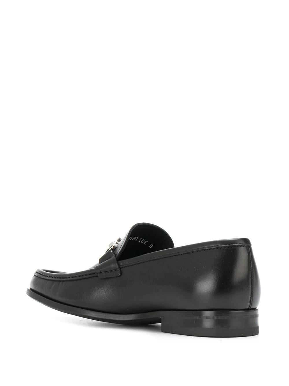 Gancini Reversible Bit loafers - 3