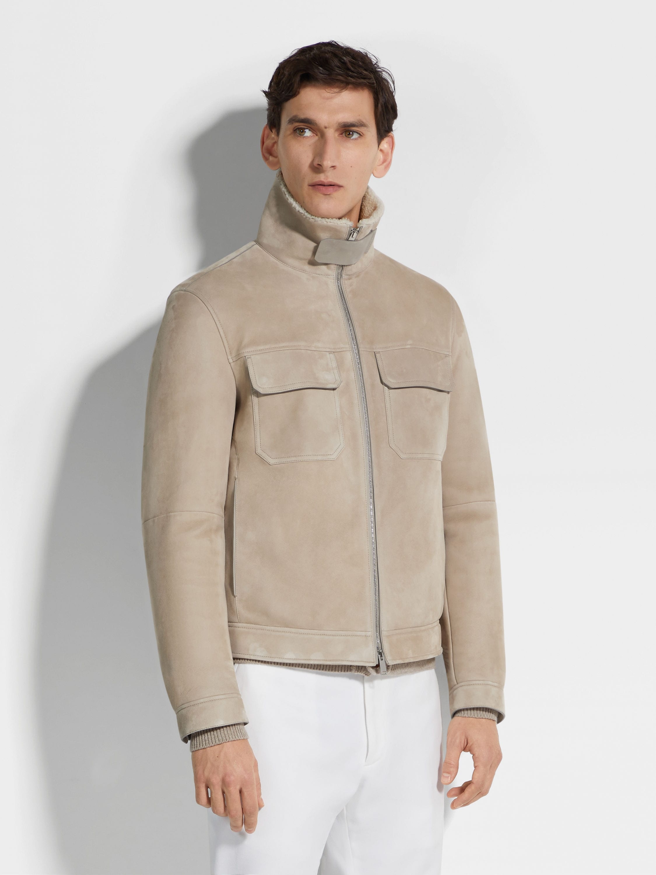SHEARLING WOOL BLOUSON - 4