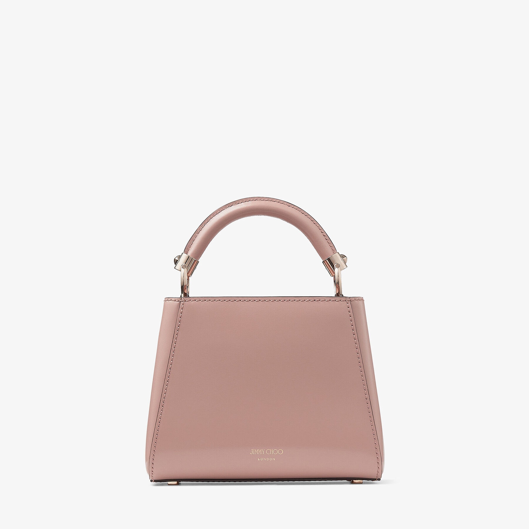 Varenne Top Handle Mini
Ballet Pink Leather Top Handle Bag with Crystal Bar and JC Emblem - 5