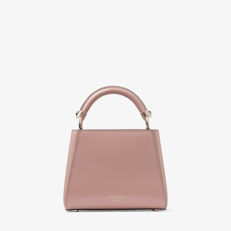 Varenne Top Handle Mini
Ballet Pink Leather Top Handle Bag with Crystal Bar and JC Emblem 5