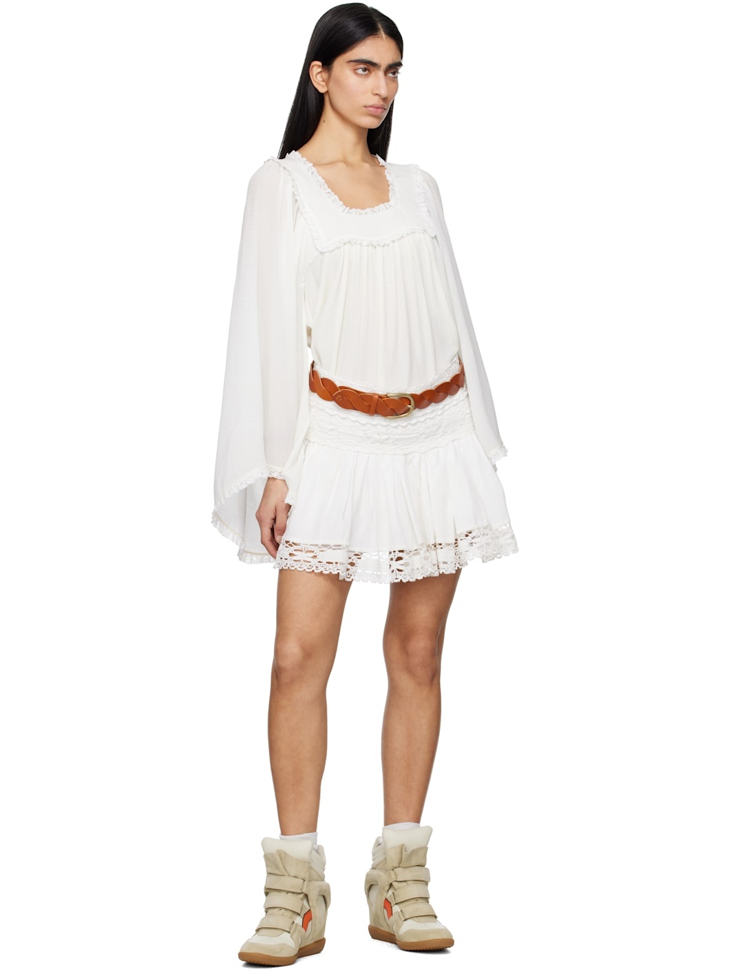 Beige Bekett Sneakers - 5