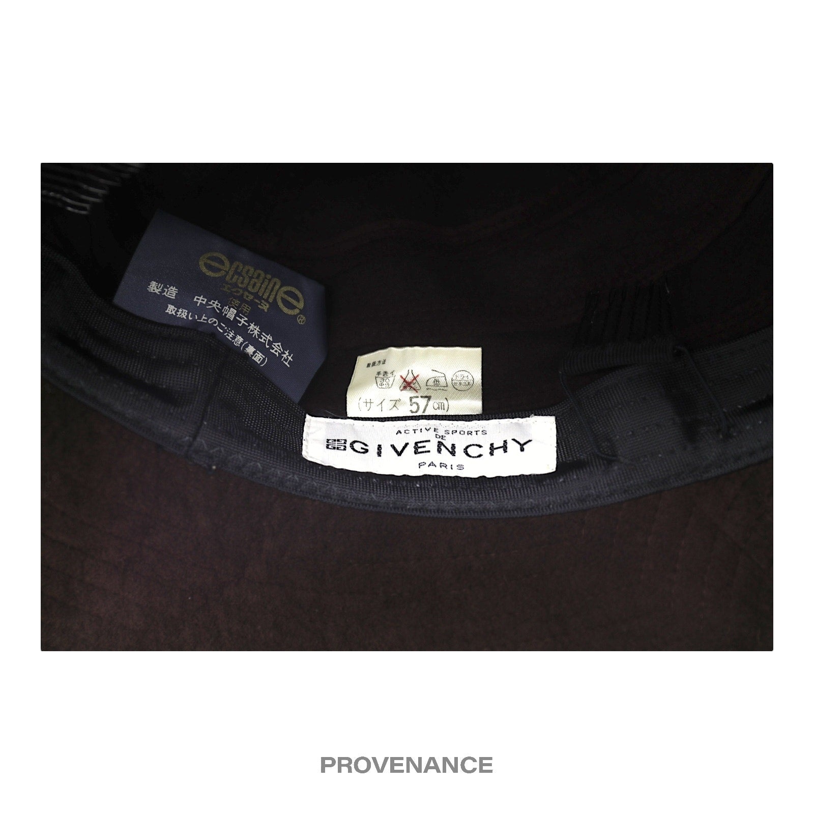 Givenchy Givenchy Logo Notch Bucket Hat - Chocolate  display picture 2