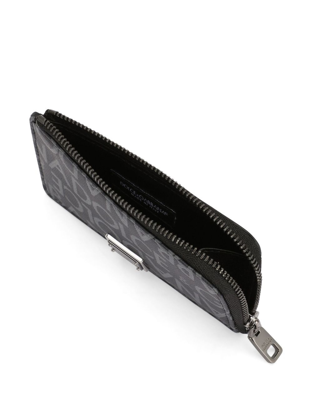 logo-jacquard zip around wallet - 4