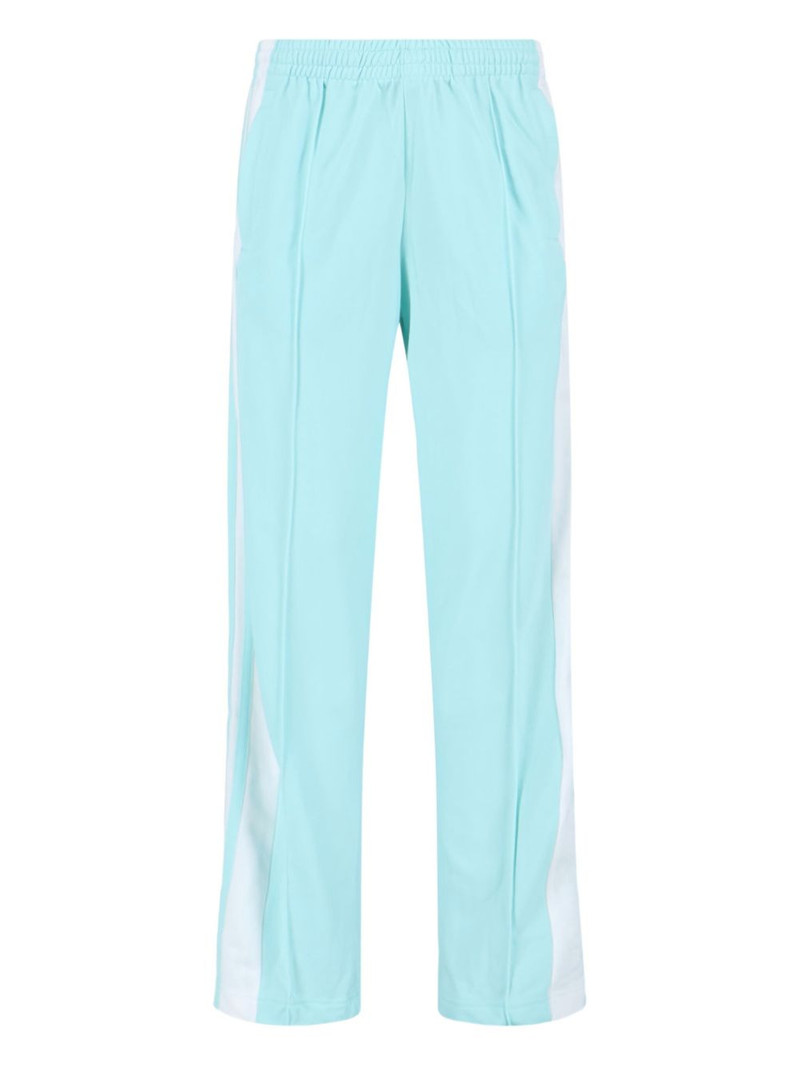 Adibreak press stud-fastening stripe trousers 1