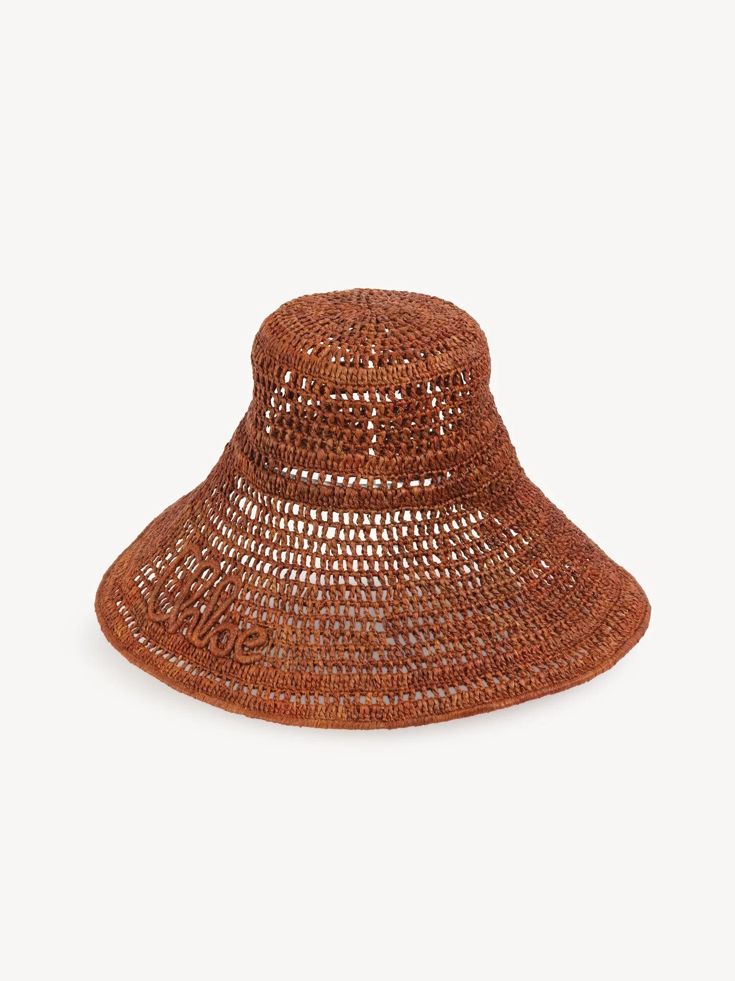 THE CHLOÉ RAFFIA CAPELINE HAT - 1