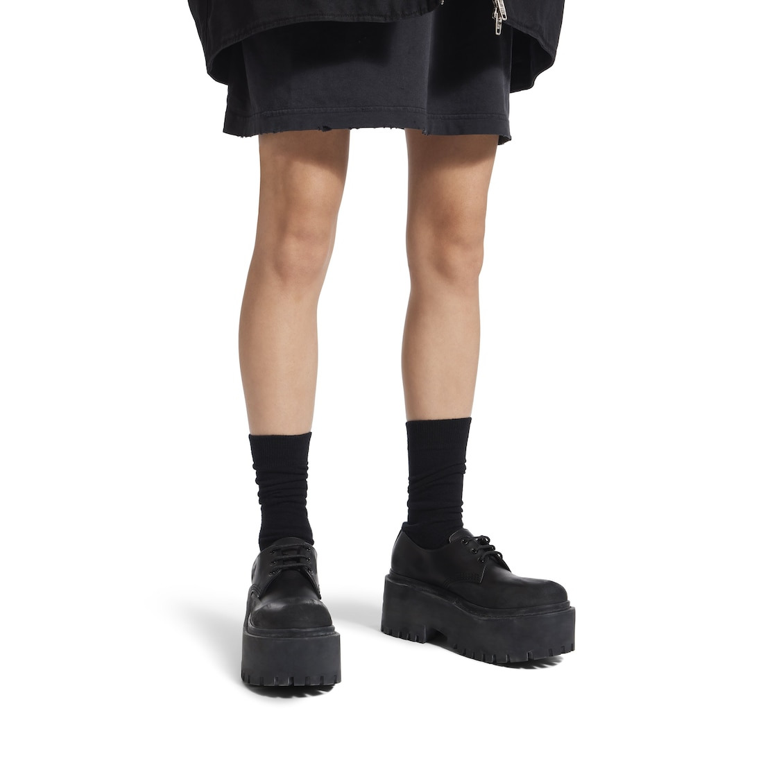 Women's Strike Platform Derby  in Black - 9