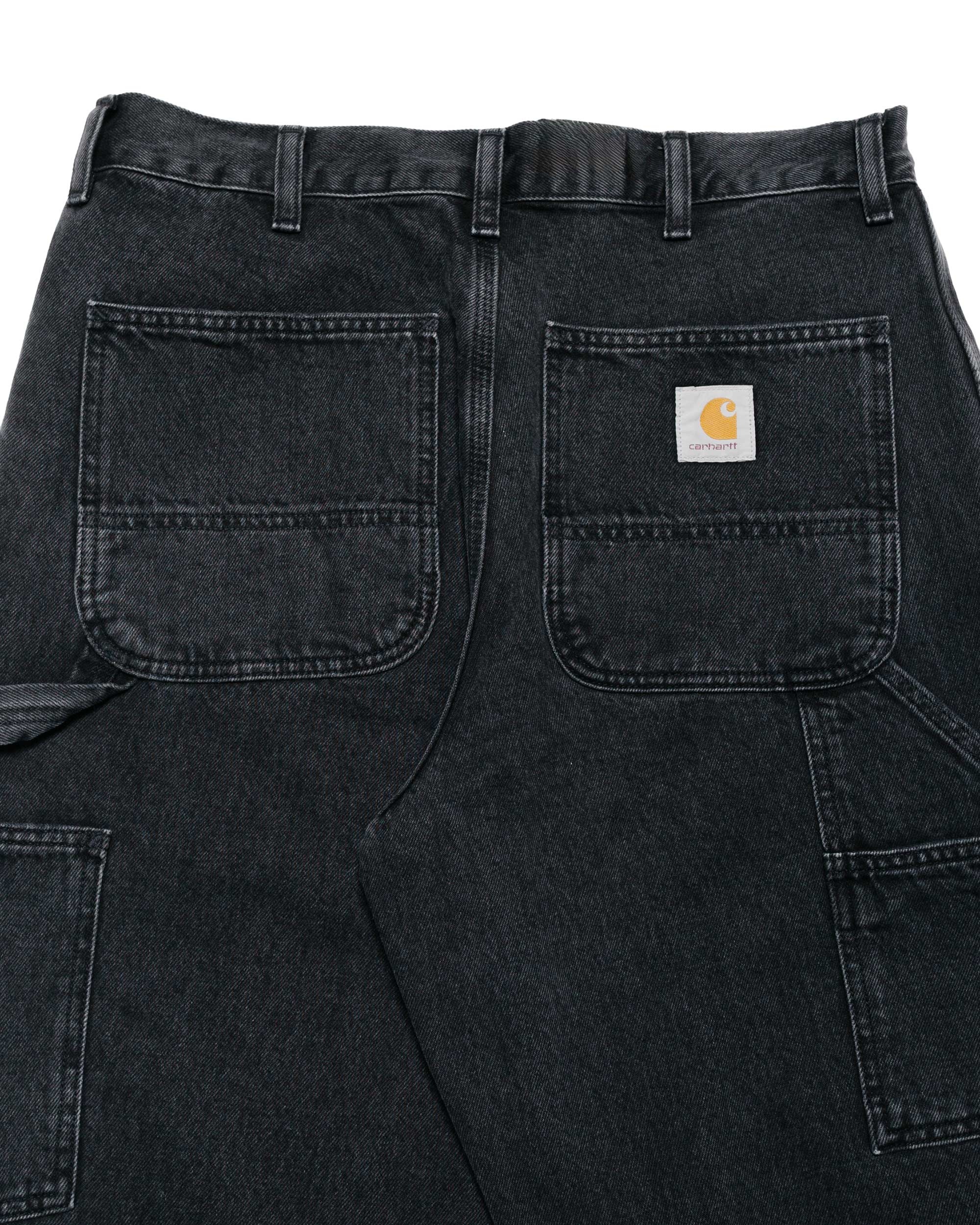 Carhartt W.I.P. Double Knee Pant Denim Black Stone Washed - 5