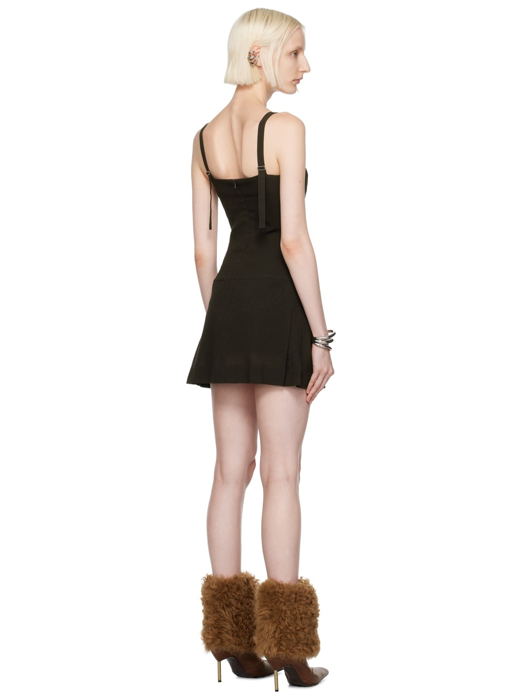 Brown Bayon Minidress - 3