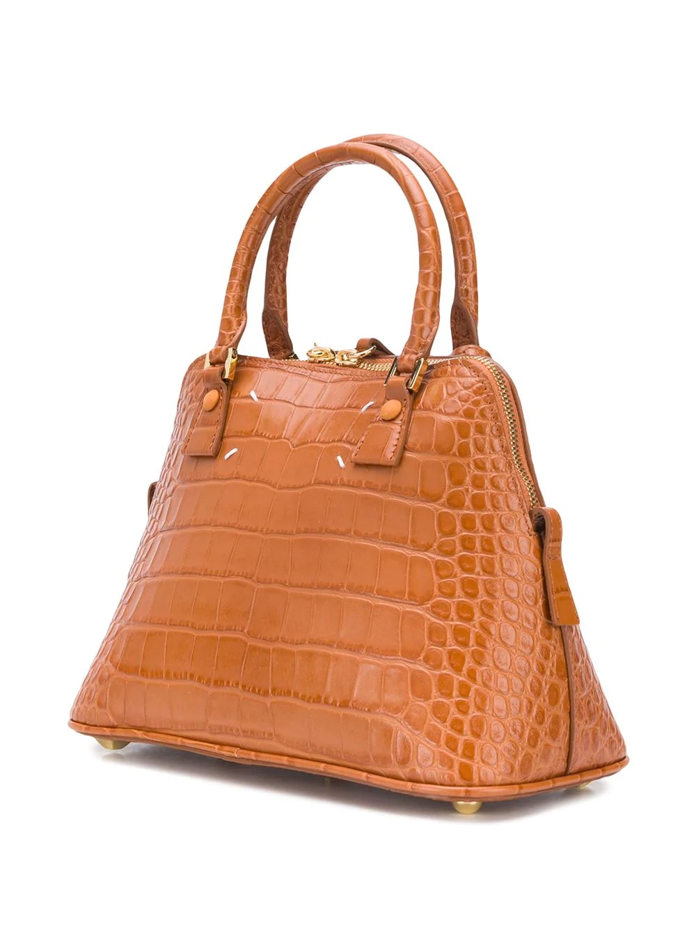 small crocodile effect 5AC tote bag - 3