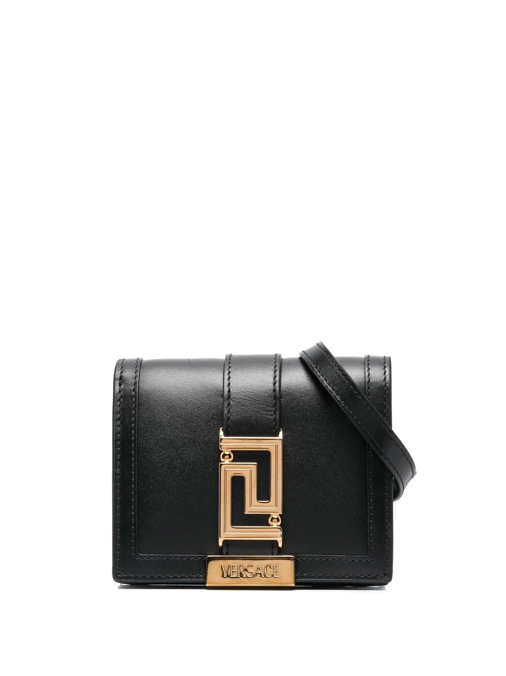 Greca-plaque detail wallet - 1