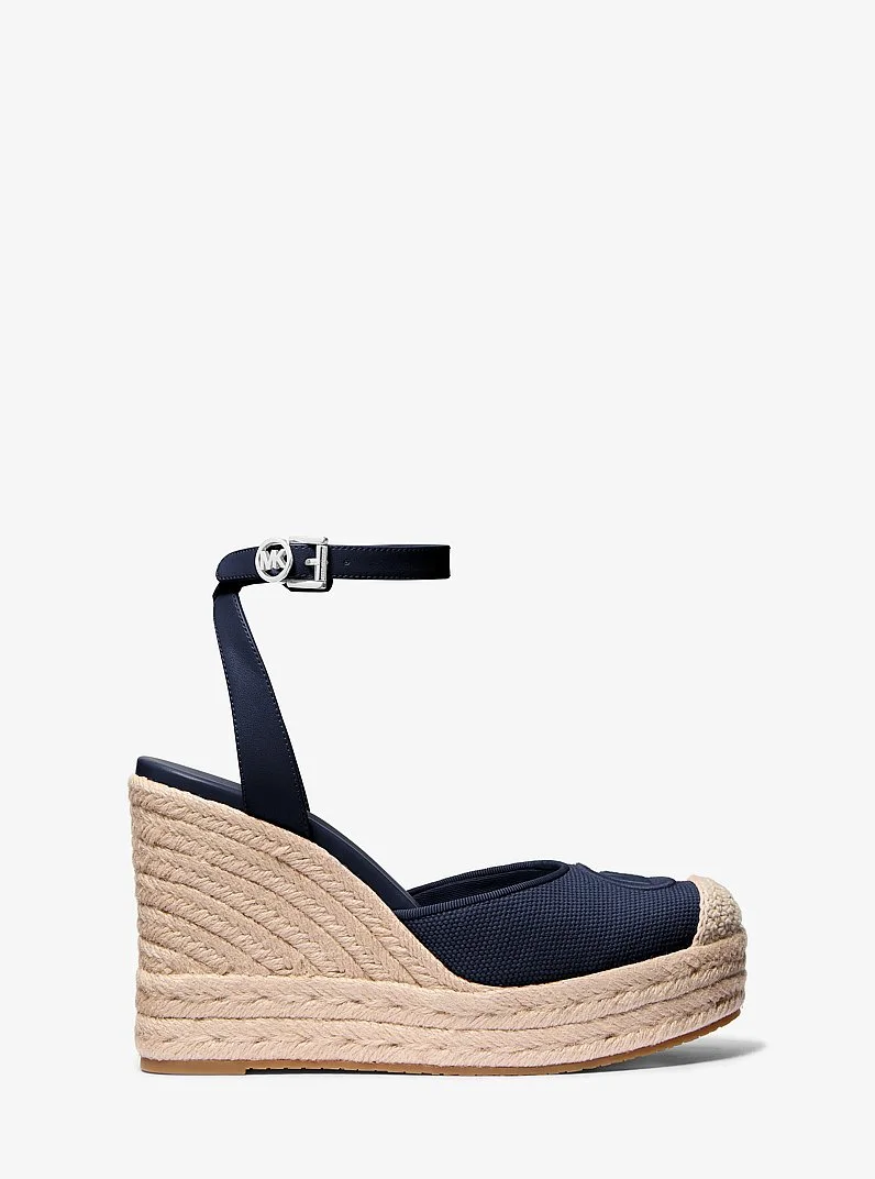 Larissa Cotton Canvas Espadrille Wedge - 1