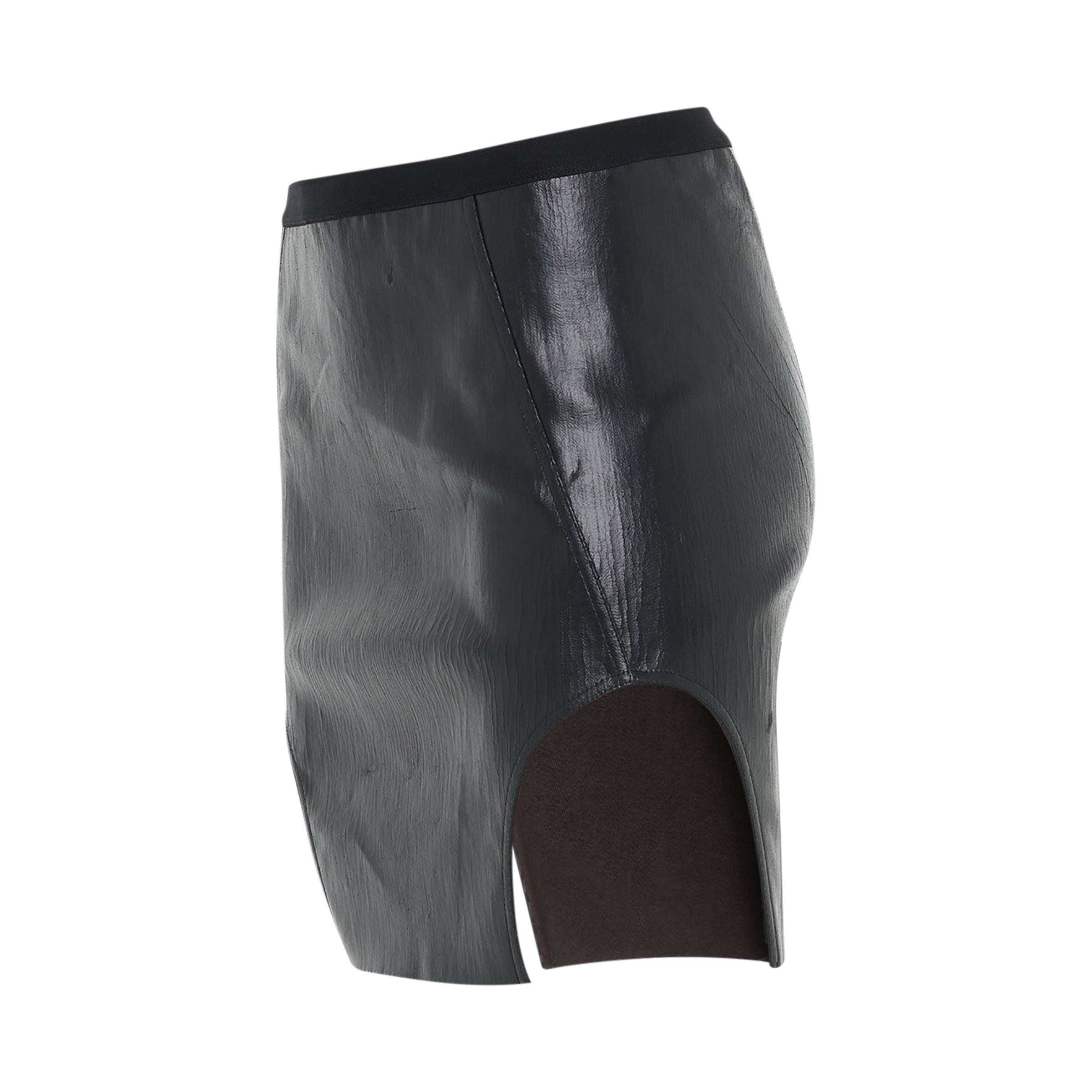 Diana Mini Denim Skirt in Black - 2