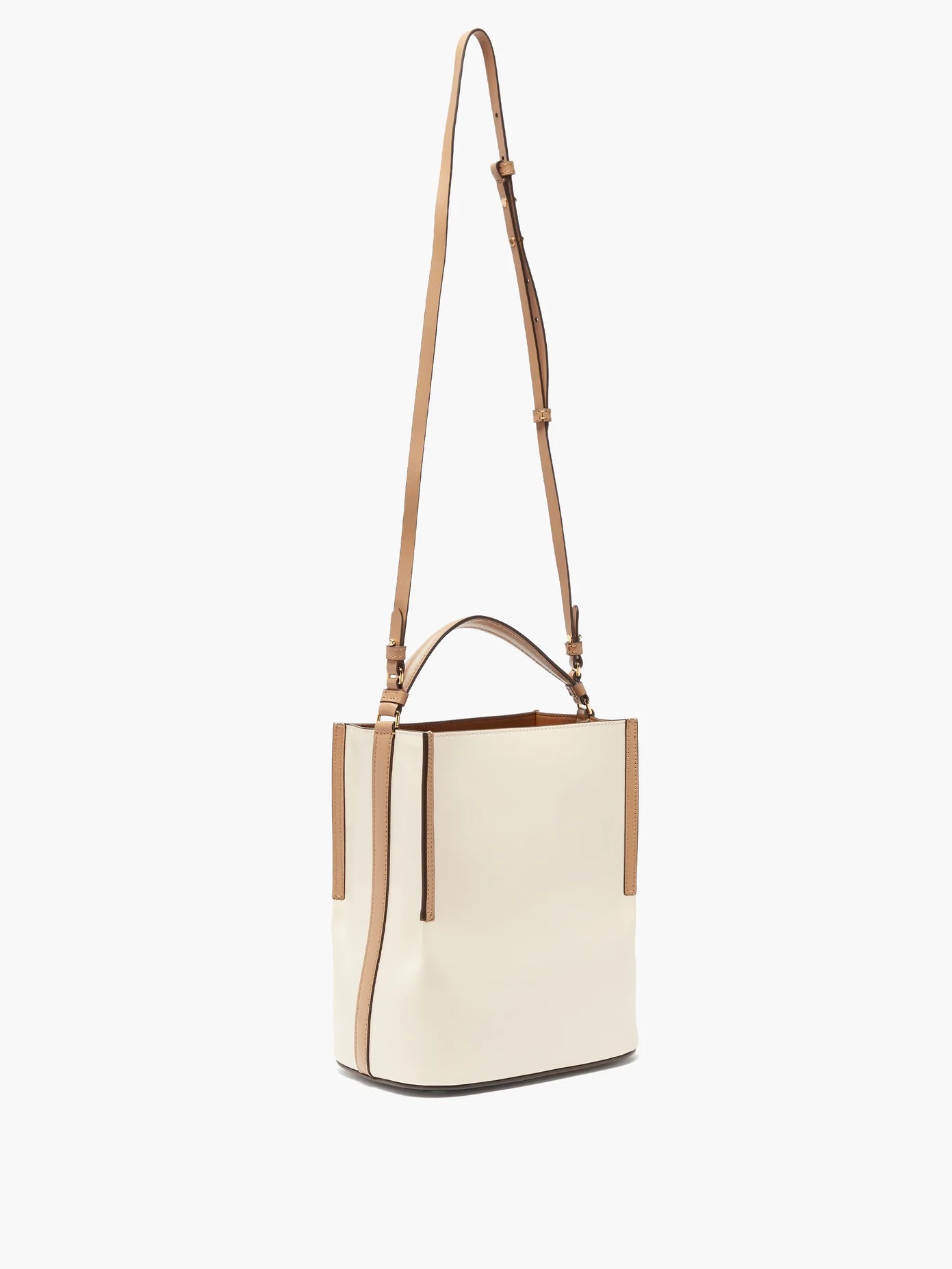 Peggy leather bucket bag - 4