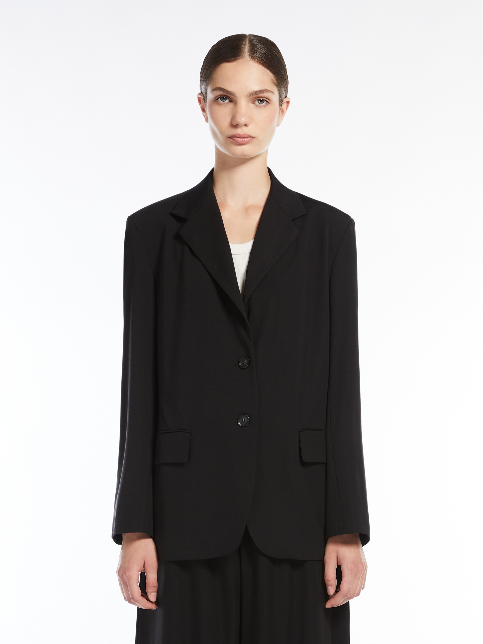 EBANO Single-breasted jersey blazer - 3