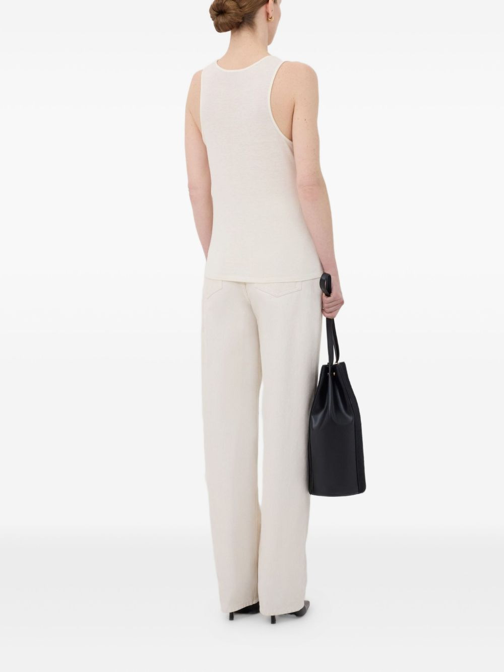 scoop-neckline tank top - 3