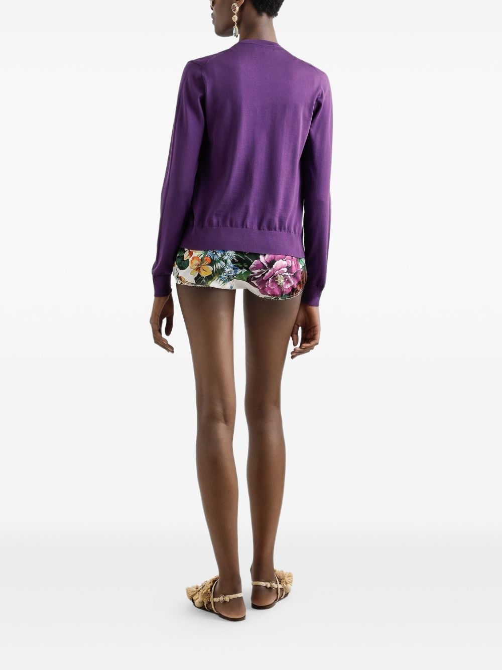 silk cardigan - 3