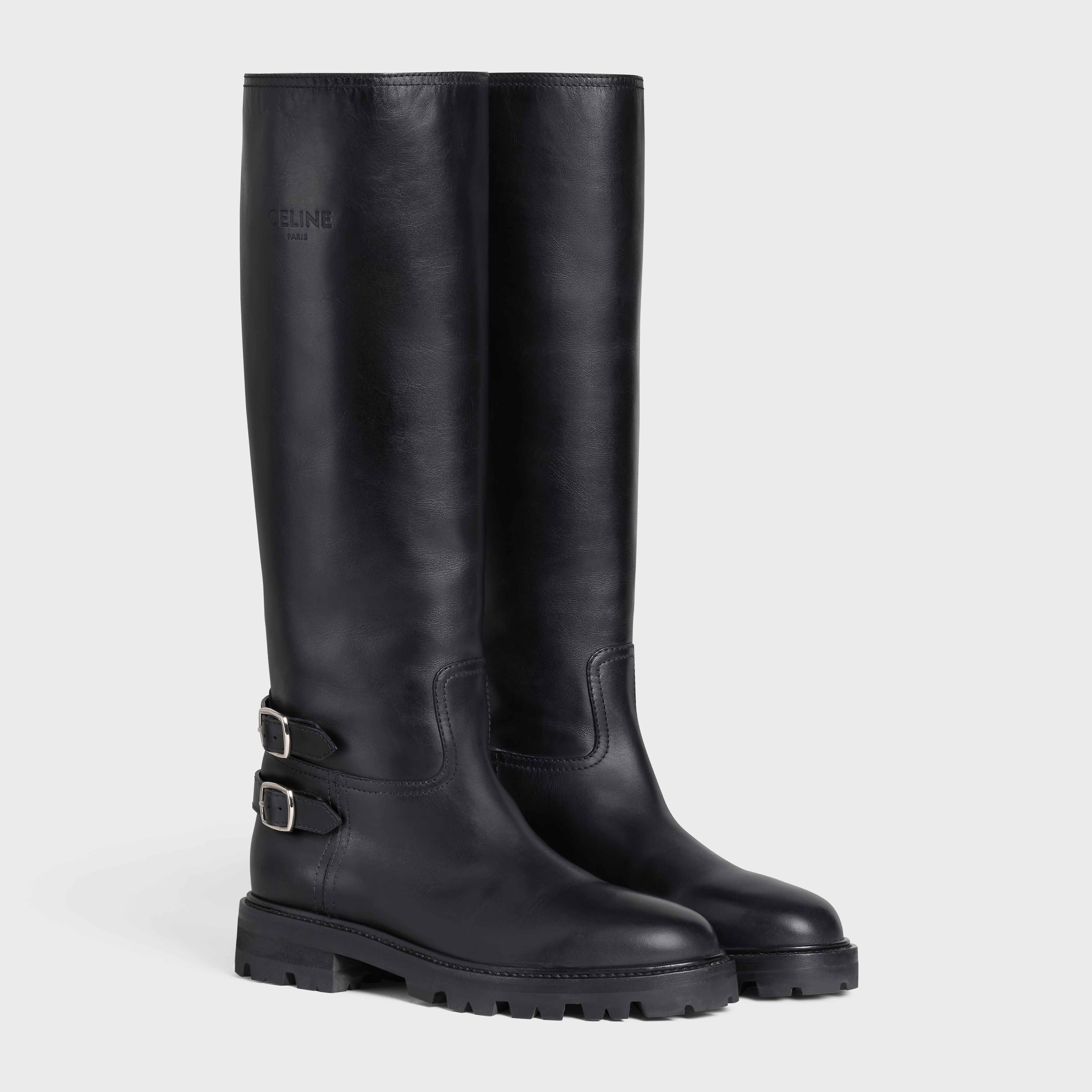 Margaret high boot with buckles in Calfskin - 2