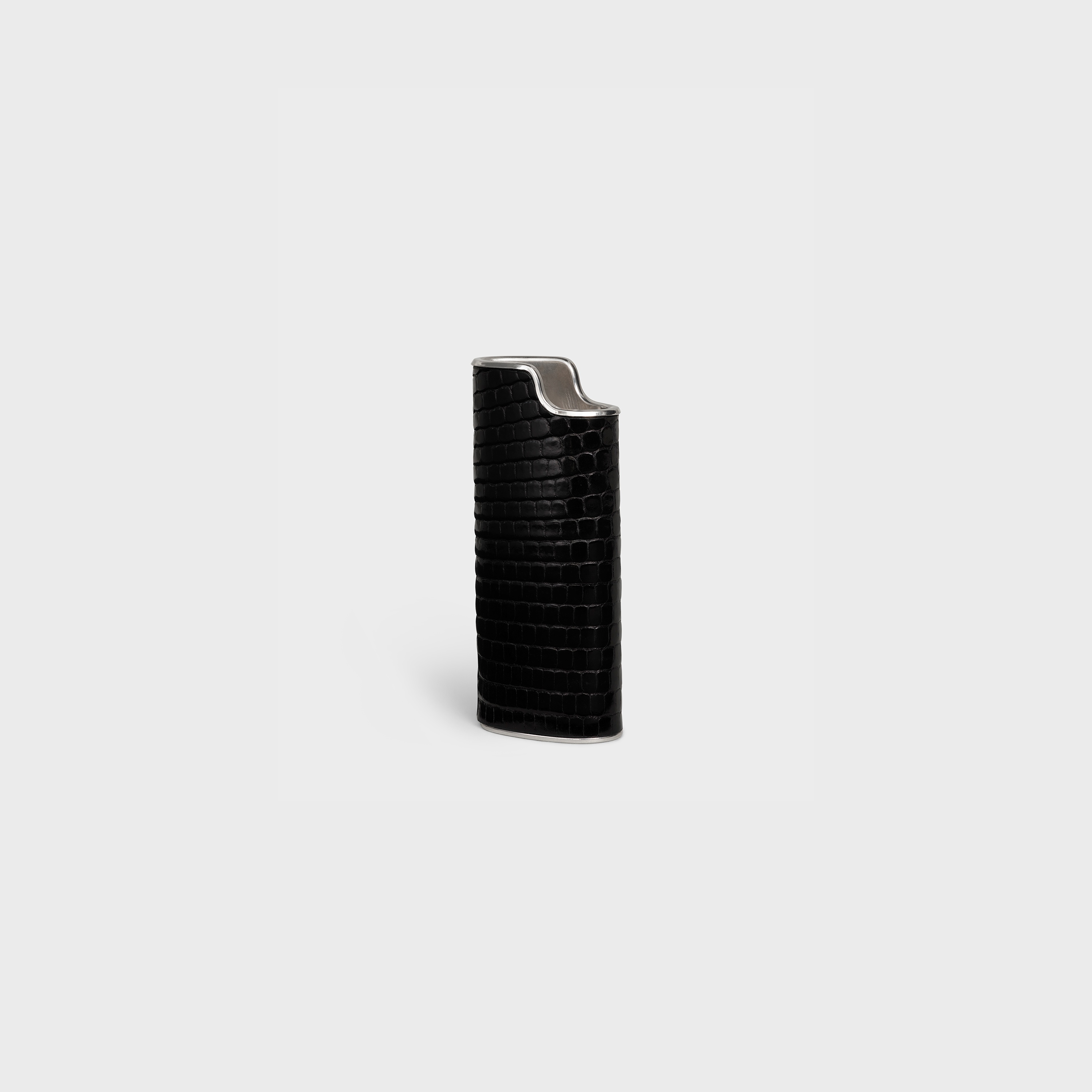 Small Lighter Case in Sterling and Lizard - 2