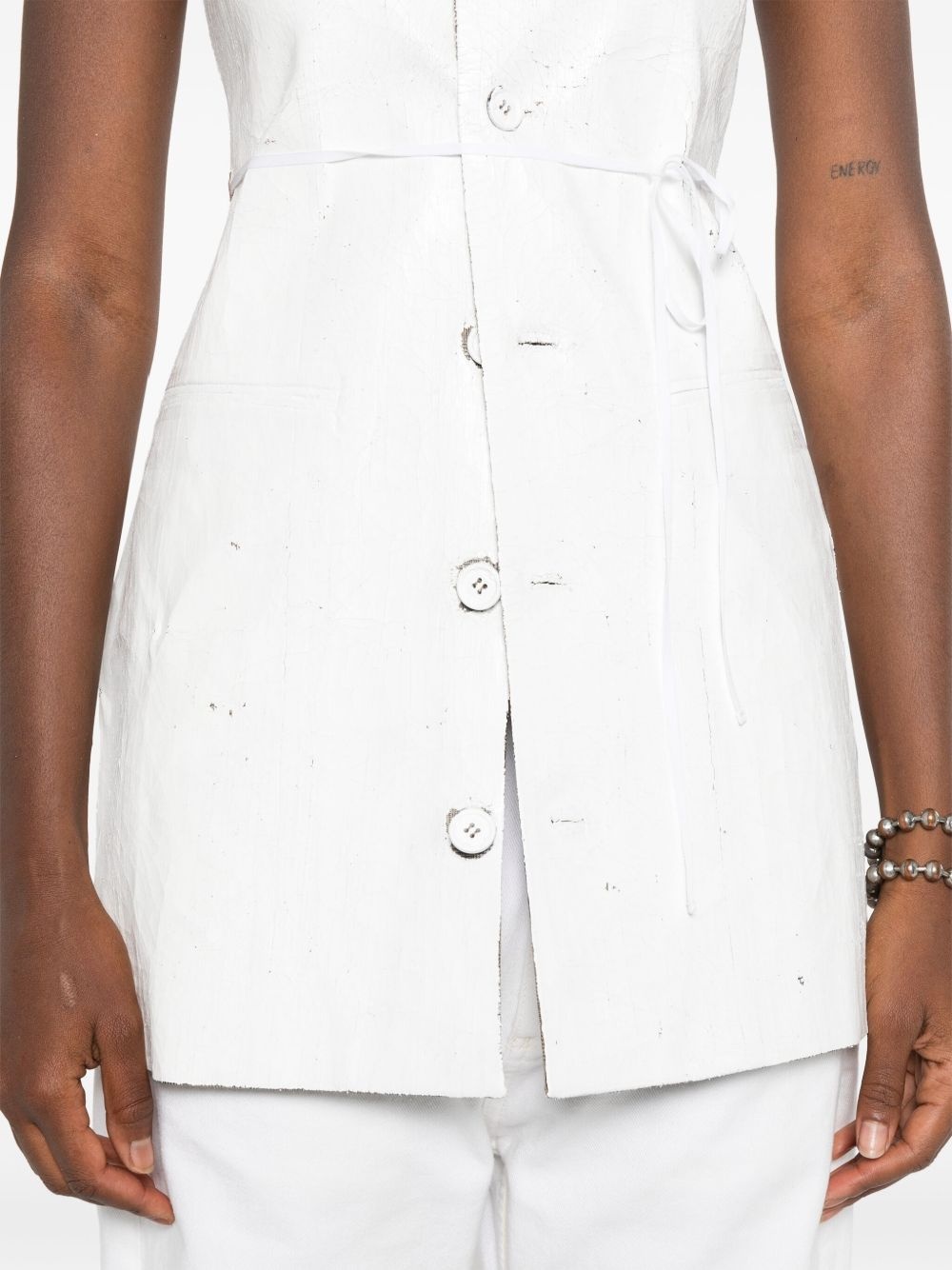 v-neck gilet - 5