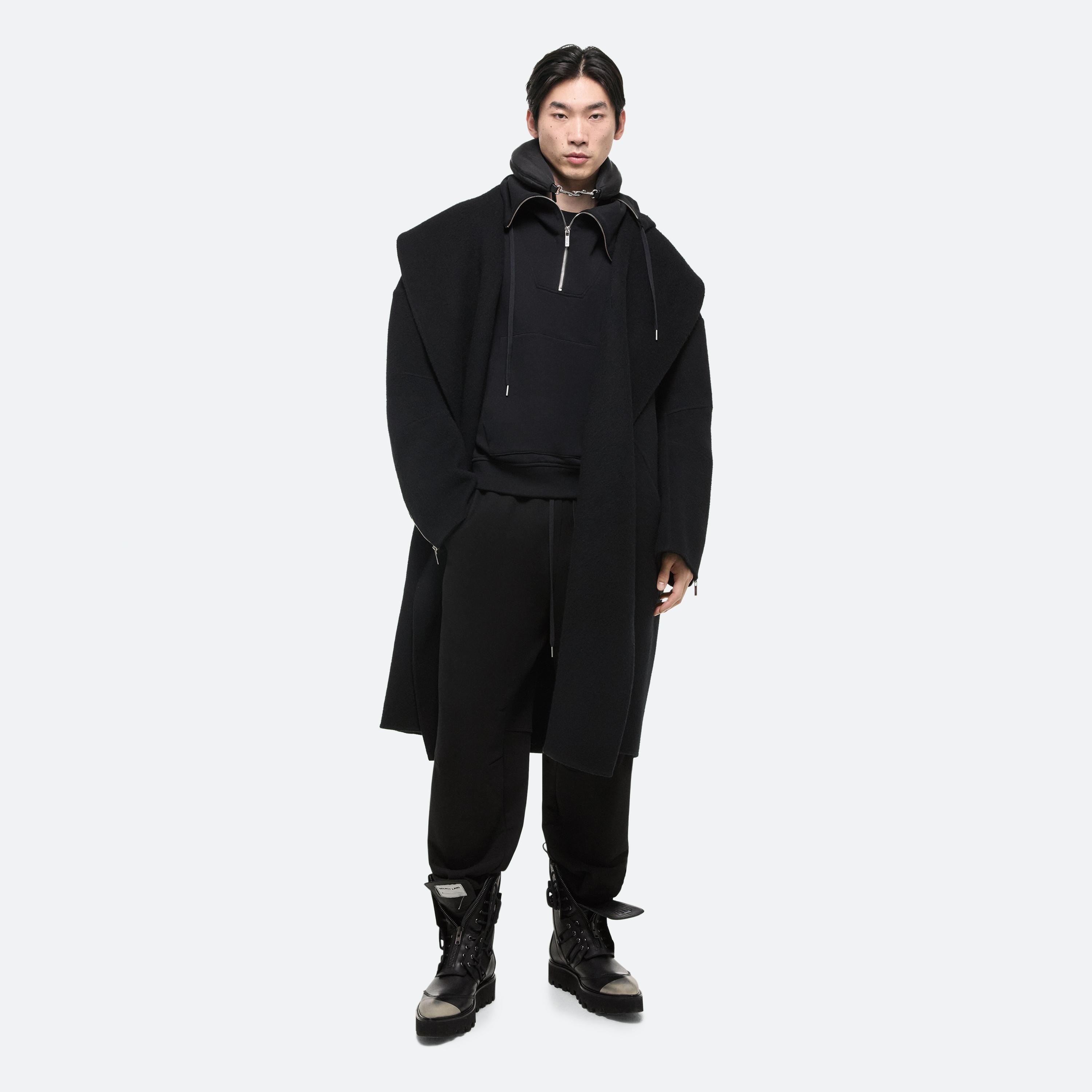 DOUBLE-FACED APEX COCOON COAT - 2