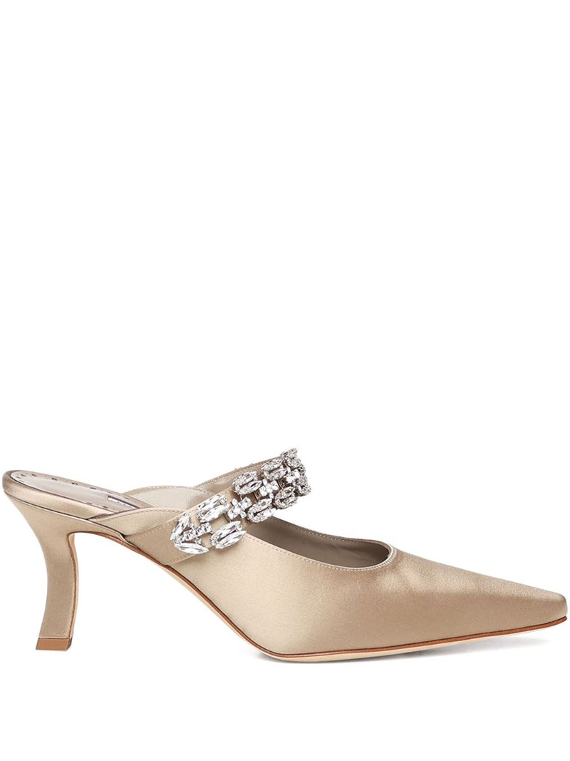 crystal-embellished heeled pumps 1